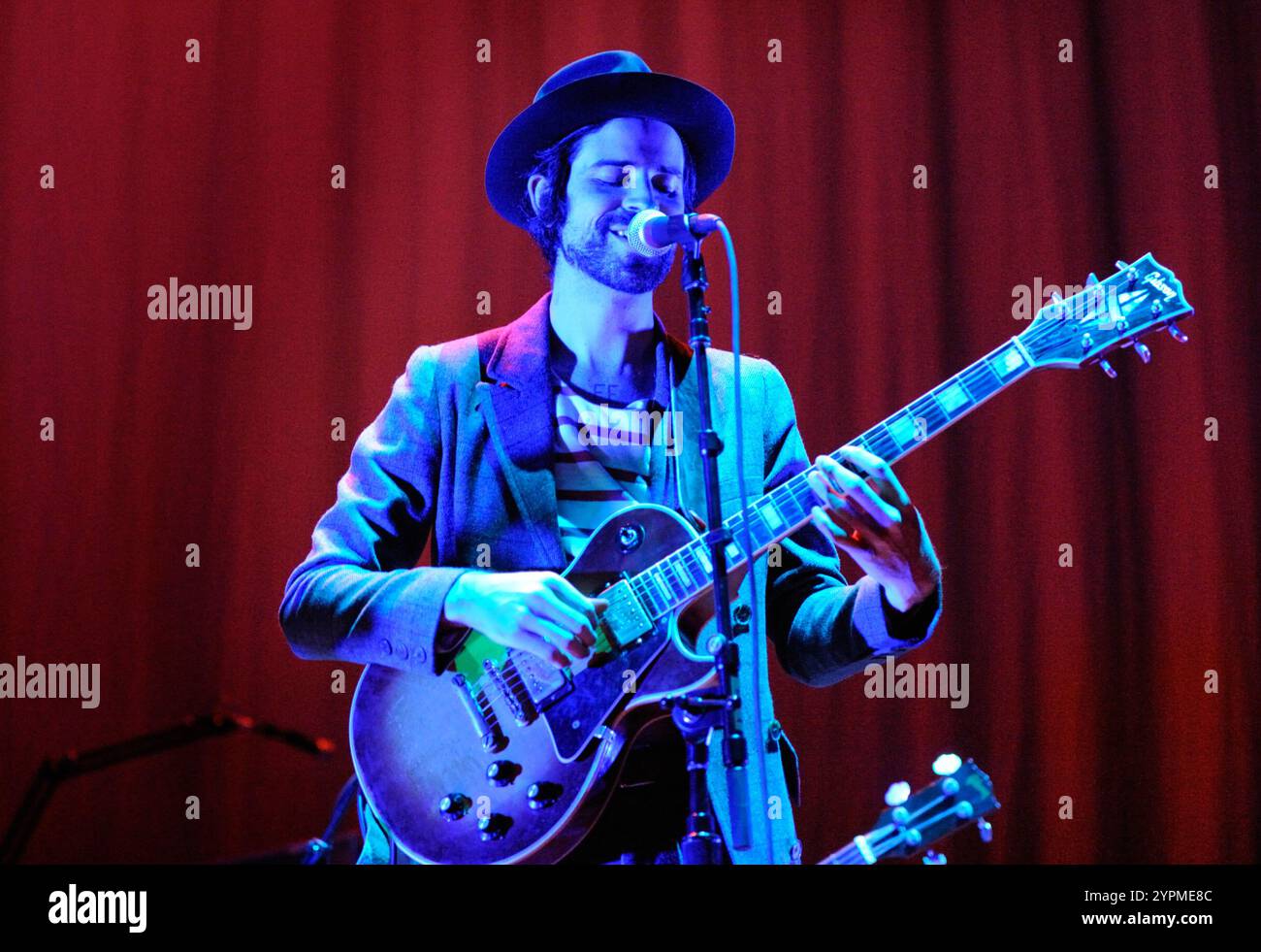 Davendra Banhart im Konzert des NEC Birmingham am 8. Dezember 2010. Stockfoto