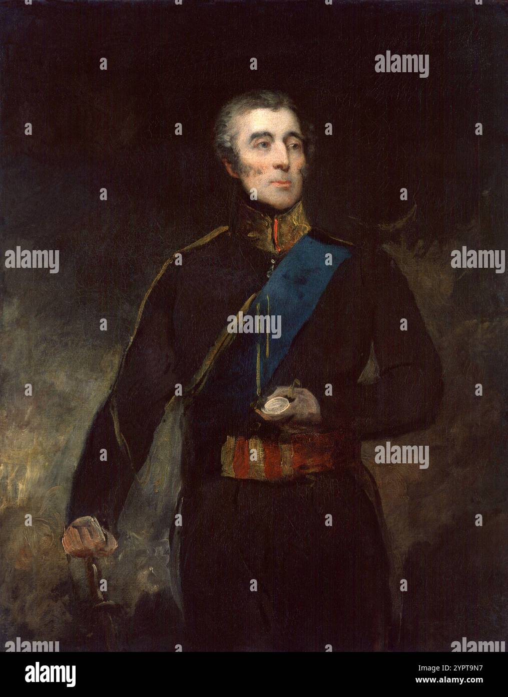 Porträt des Duke of Wellington von John Jackson in den Jahren 1830–31, als Wellington 61-62 Jahre alt war. Stockfoto