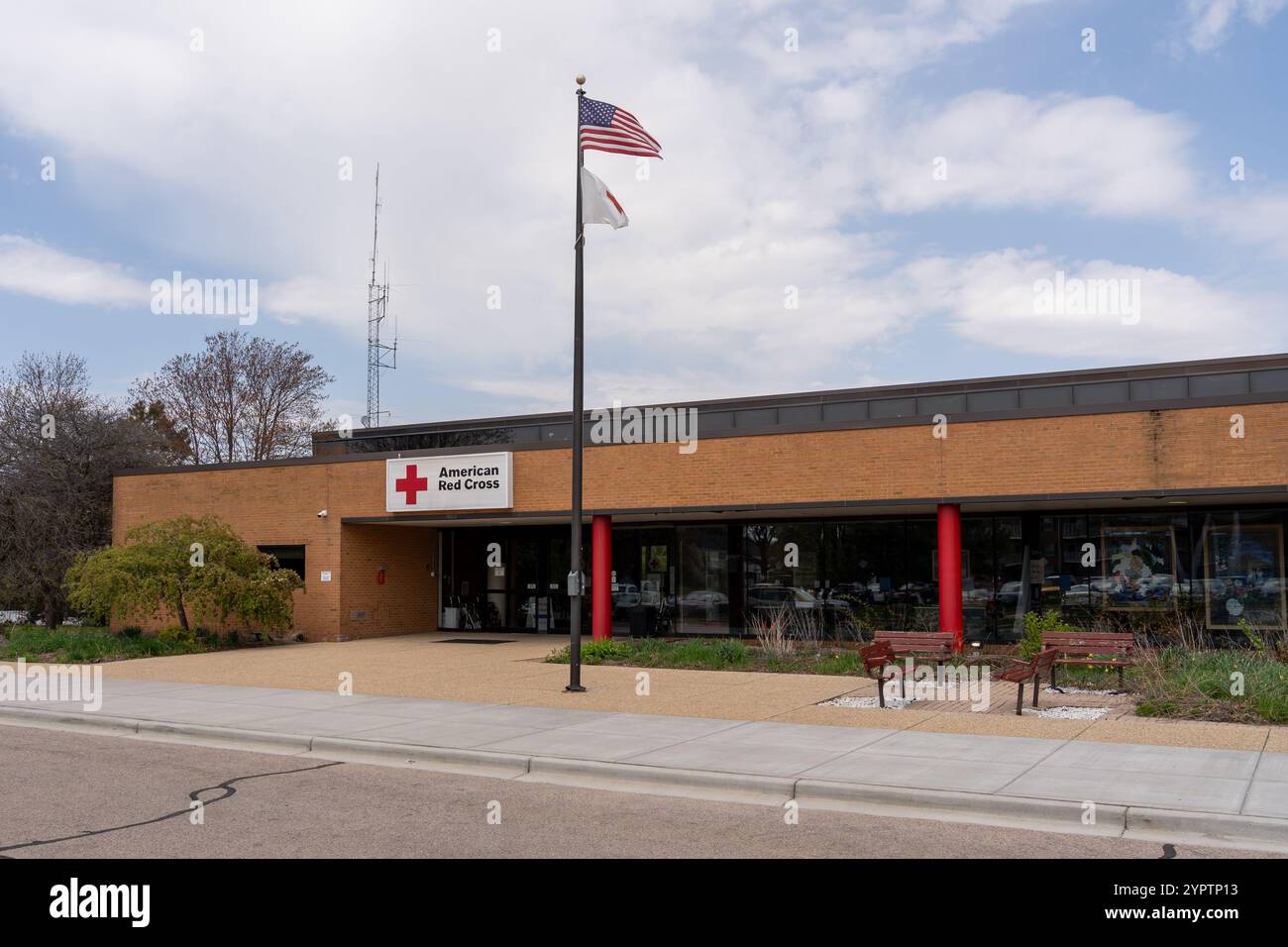 Madison, WI, USA-4. Mai 2023: American Red Cross Southwest Chapter and Blood Spender Center in Madison, WI, USA Stockfoto
