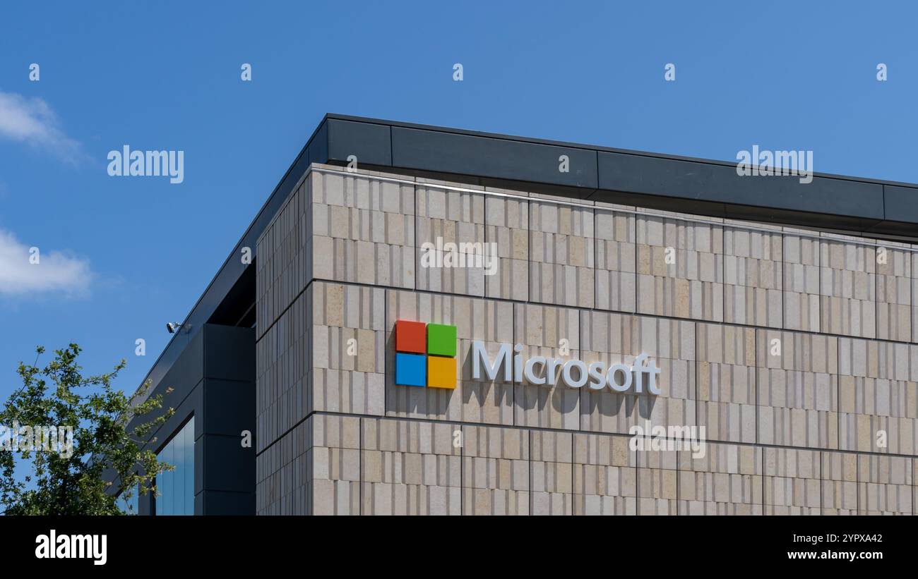 Microsoft Silicon Valley Corporate Campus in Mountain View, Kalifornien, USA Stockfoto