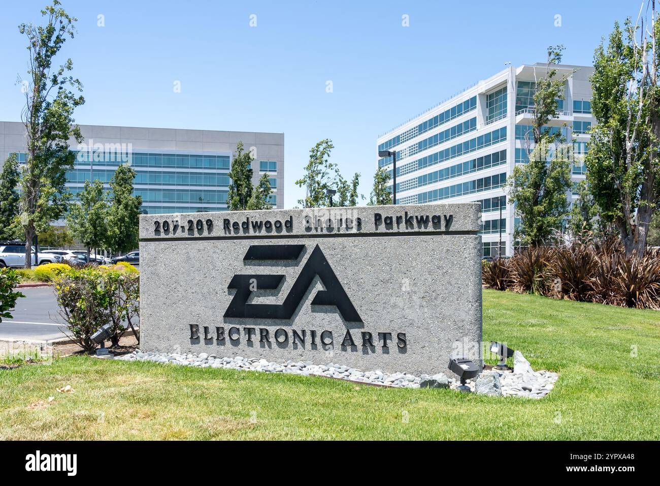 Electronic Arts Hauptsitz in Redwood City, Kalifornien, USA Stockfoto
