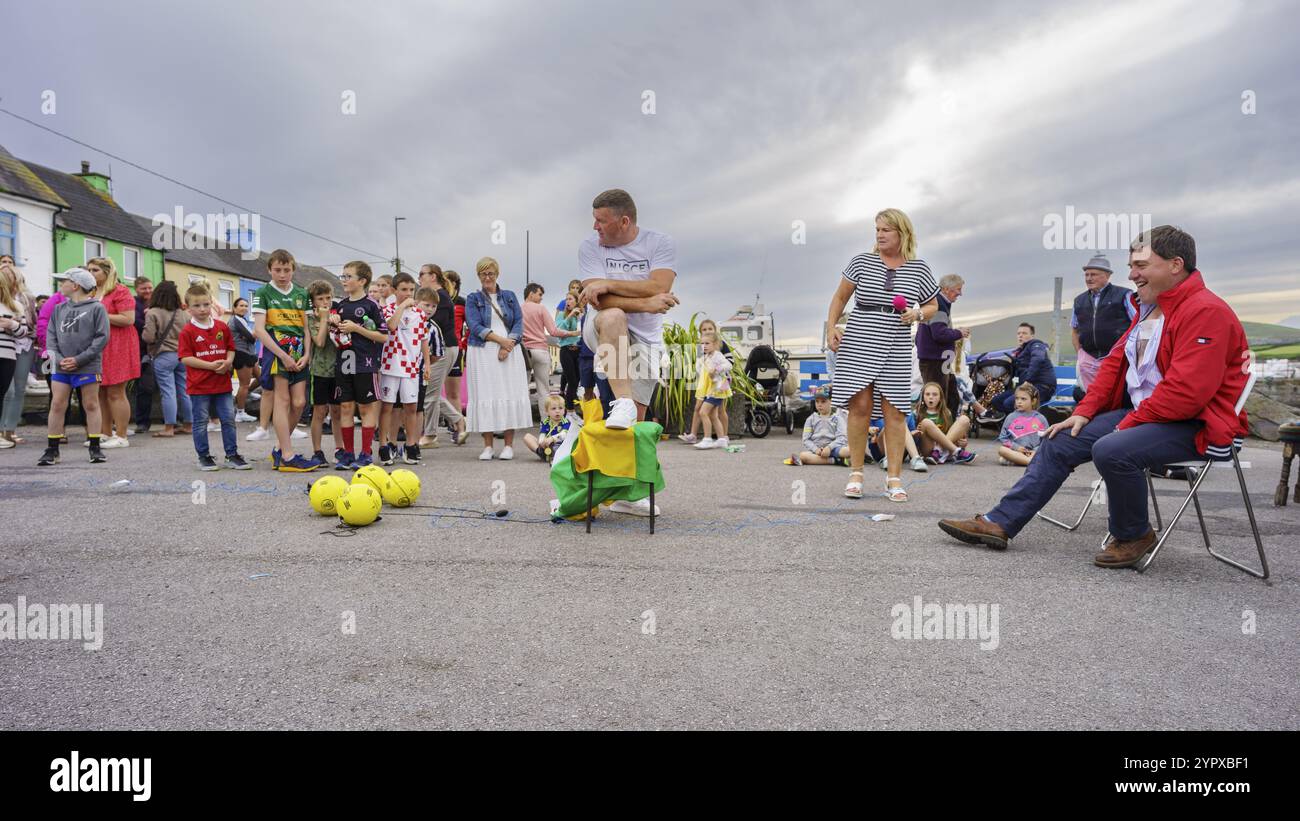 Beliebtes Stadtfest, Portmagee, Ring of Kerry, County Kerry, Irland, Vereinigtes Königreich, Europa Stockfoto