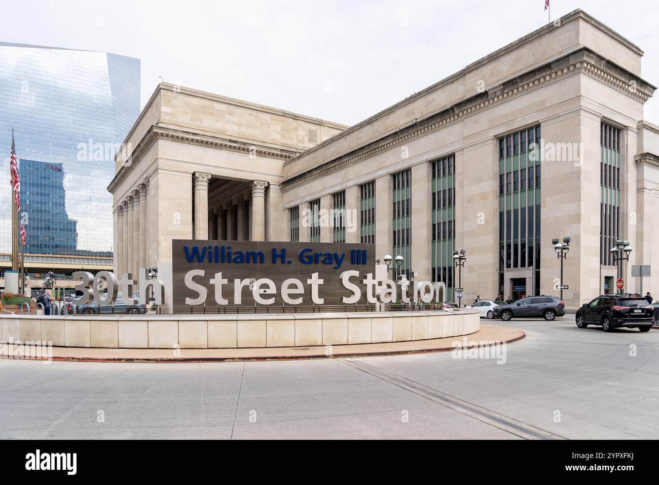 Philadelphia Pennsylvania, USA - 4. November 2023: William H. Gray III 30th Street Station in Philadelphia Pennsylvania, USA. Stockfoto
