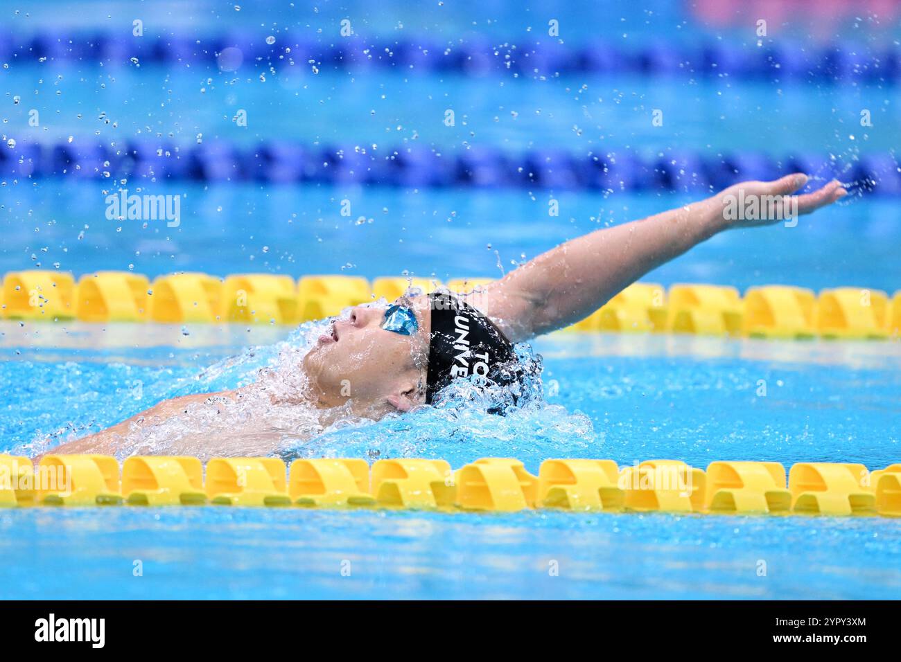 Tokyo Aquatics Centre, Tokio, Japan. November 2024 30. Hidekazu Takehara, 30. NOVEMBER 2024 - Schwimmen : Japan Open 2024 Männer 200 m Rückschlag Finale im Tokyo Aquatics Centre, Tokio, Japan. Kredit: MATSUO. K/AFLO SPORT/Alamy Live News Stockfoto