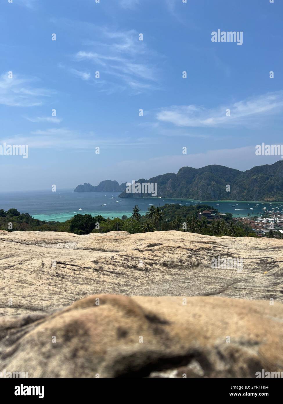 Blick über - Smartphone-aufgenommenes Stockfoto