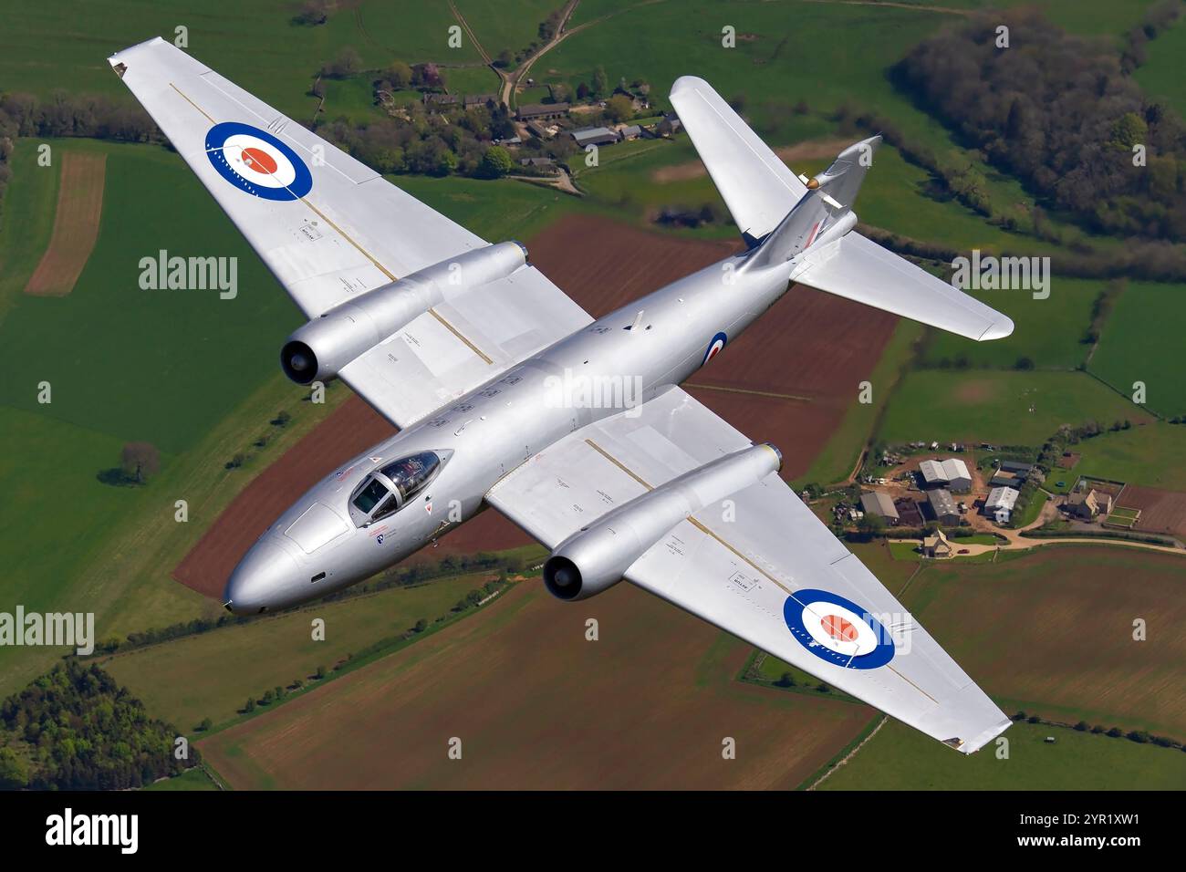 Englisch Elektro Canberra Air-to-Air-Foto Stockfoto