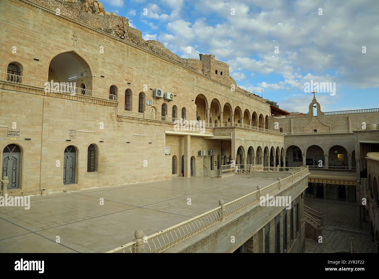 Das Innere des Klosters Mar Mattai im Irak Stockfoto