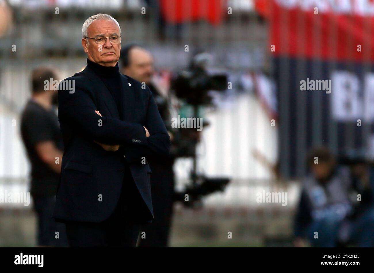 Foto Alberto Mariani/LaPresse 16 Marzo 2024 - Monza Brianza, Italia - Sport, calcio - Monza vs Cagliari - Campionato italiano di calcio Serie A Tim 2023/2024 - Stadio U-Pouwer. Nella Foto: Claudio Ranieri allenatore Cagliari 16. März 2024 Monza Brianza Italien - Sport, Fußball - Monza vs Cagliari - italienische Serie A timFußballmeisterschaft 2023/2024 - Stadio U-PouwerStadium. Im Bild: Stockfoto