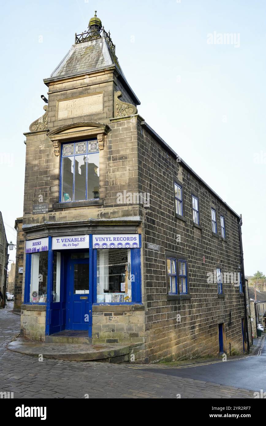 Das Old Yorkshire Penny Bank Gebäude, einst das Bronte Museum. Stockfoto