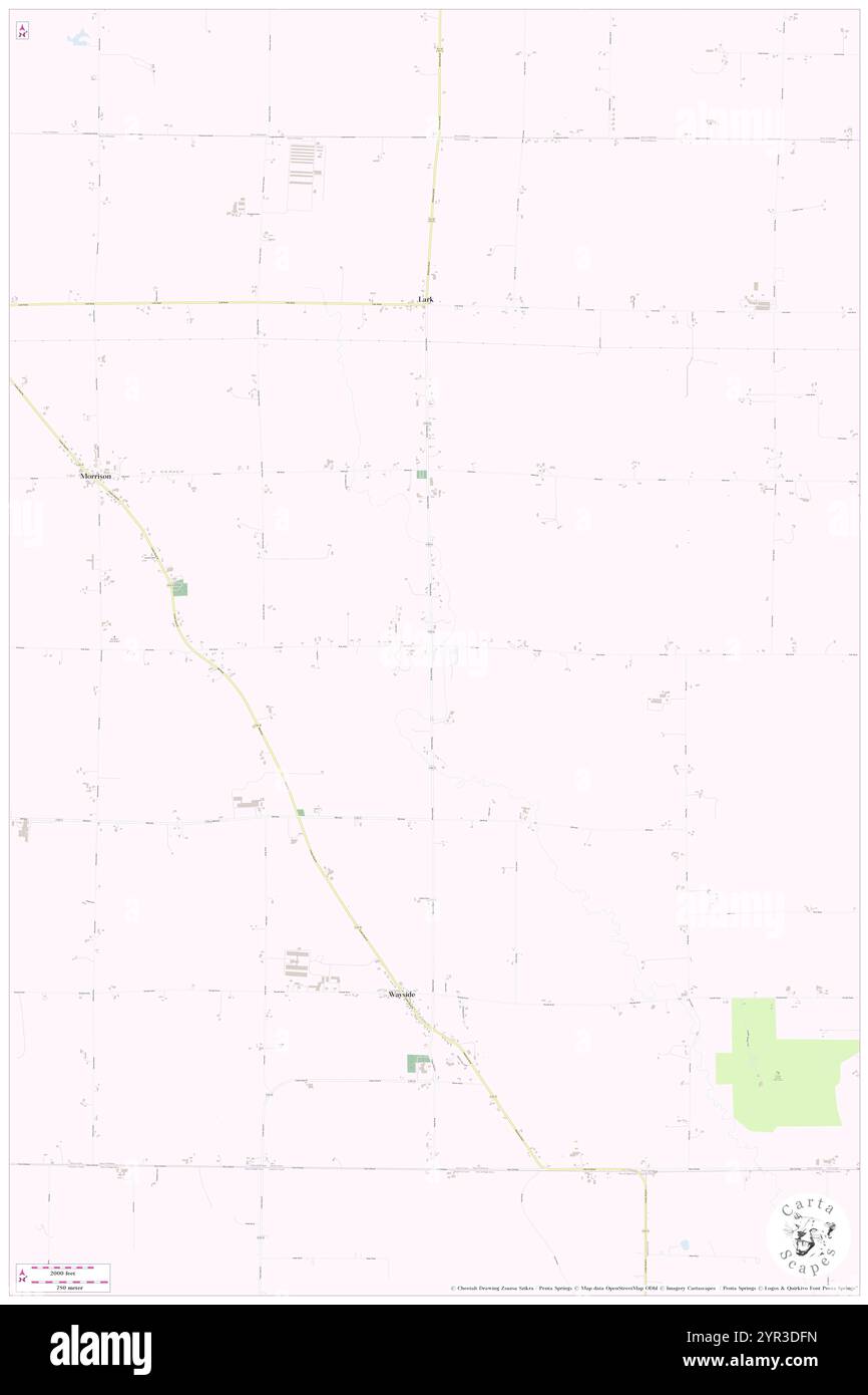 Town of Morrison, Brown County, USA, USA, Wisconsin, n 44 17' 3'', S 87 56' 55'', Karte, Cartascapes Map, veröffentlicht 2024. Erkunden Sie Cartascapes, eine Karte, die die vielfältigen Landschaften, Kulturen und Ökosysteme der Erde enthüllt. Reisen Sie durch Zeit und Raum und entdecken Sie die Verflechtungen der Vergangenheit, Gegenwart und Zukunft unseres Planeten. Stockfoto