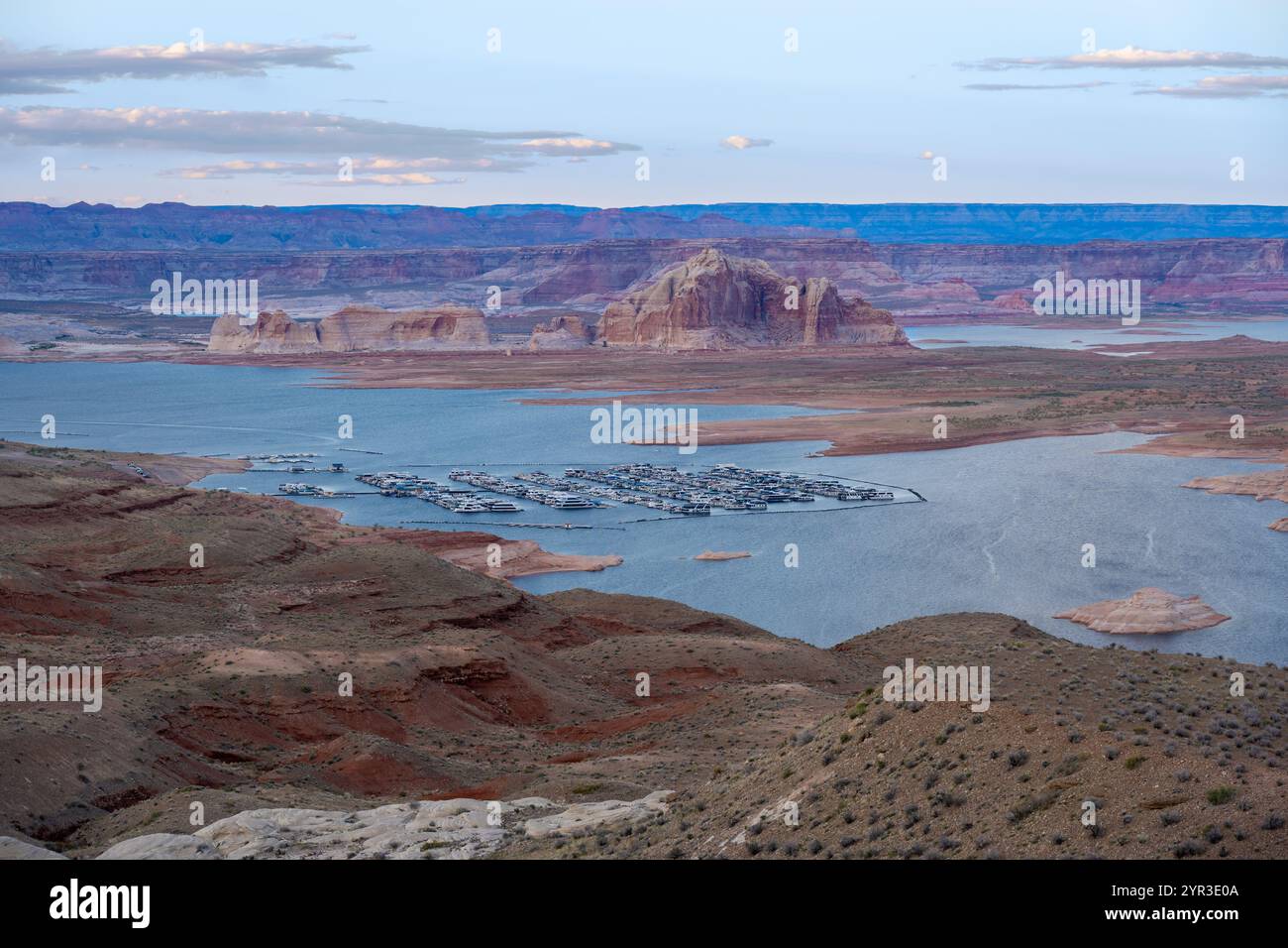 Wahweap Marina, Lake Powell, Page, Arizona Stockfoto