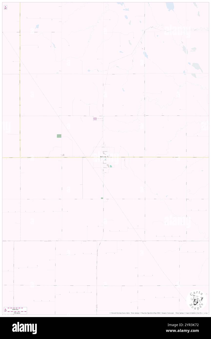 Toronto, Deuel County, USA, USA, South Dakota, n 44 34' 20'', S 96 38' 28'', Karte, Cartascapes Map, veröffentlicht 2024. Erkunden Sie Cartascapes, eine Karte, die die vielfältigen Landschaften, Kulturen und Ökosysteme der Erde enthüllt. Reisen Sie durch Zeit und Raum und entdecken Sie die Verflechtungen der Vergangenheit, Gegenwart und Zukunft unseres Planeten. Stockfoto