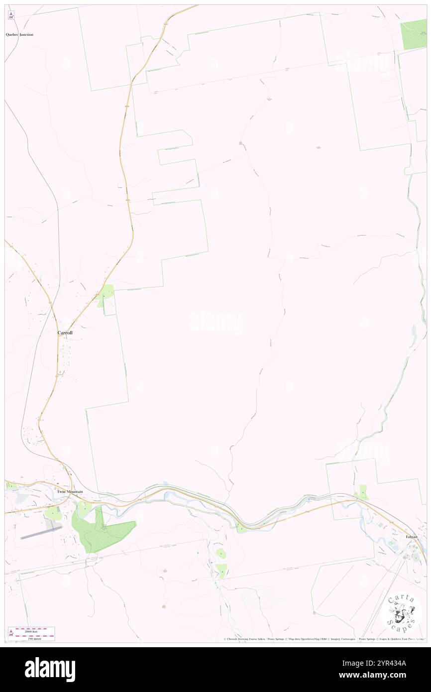 Stadt Carroll, Coos County, USA, Vereinigte Staaten, New Hampshire, n 44 17' 59''', S 71 30' 18'', Karte, Karte, Kartenausgabe 2024. Erkunden Sie Cartascapes, eine Karte, die die vielfältigen Landschaften, Kulturen und Ökosysteme der Erde enthüllt. Reisen Sie durch Zeit und Raum und entdecken Sie die Verflechtungen der Vergangenheit, Gegenwart und Zukunft unseres Planeten. Stockfoto