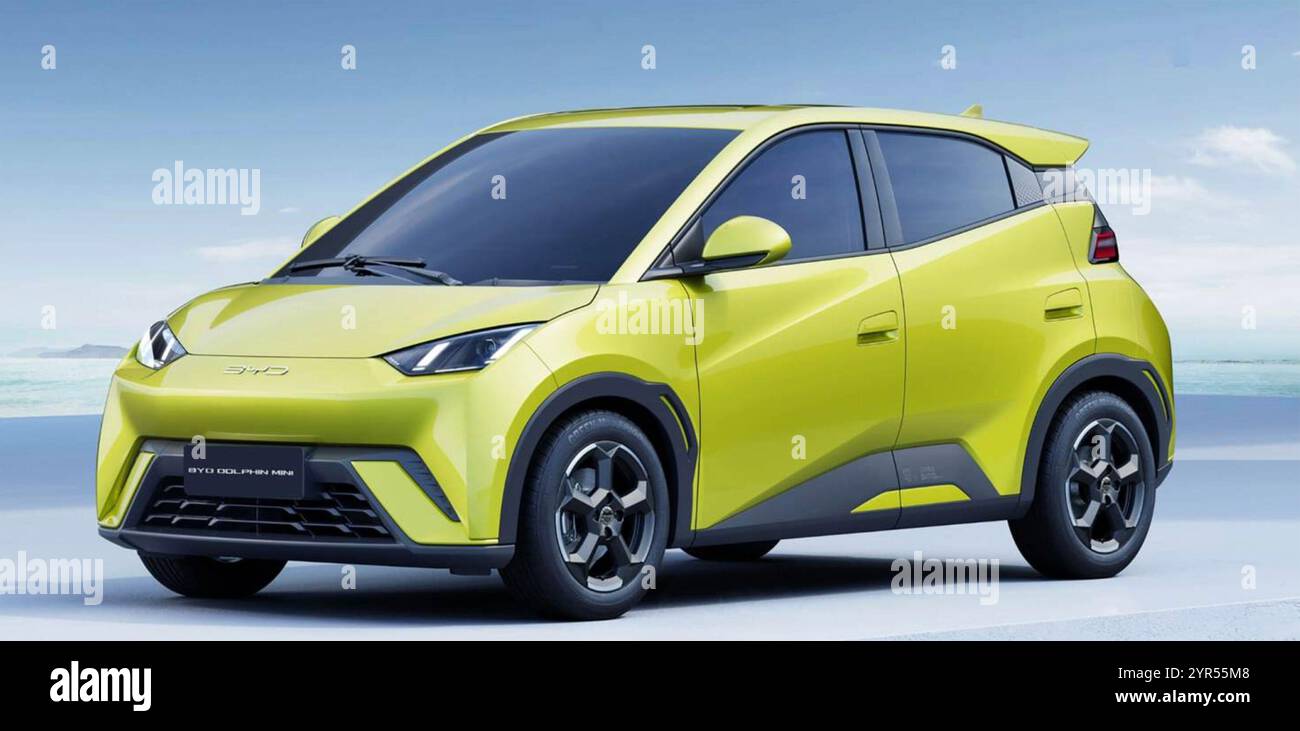 BYD DOLPHIN MINI-Elektroauto 2024. Foto: BYD Stockfoto