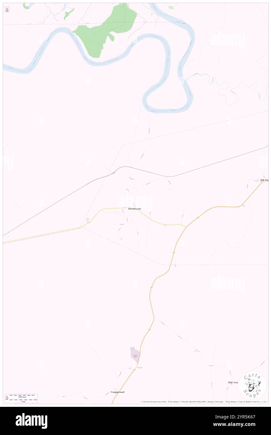 Myrtlewood, Marengo County, USA, Vereinigte Staaten, Alabama, n 32 15' 7''', S 87 56' 57'', Karte, Cartascapes Map, veröffentlicht 2024. Erkunden Sie Cartascapes, eine Karte, die die vielfältigen Landschaften, Kulturen und Ökosysteme der Erde enthüllt. Reisen Sie durch Zeit und Raum und entdecken Sie die Verflechtungen der Vergangenheit, Gegenwart und Zukunft unseres Planeten. Stockfoto