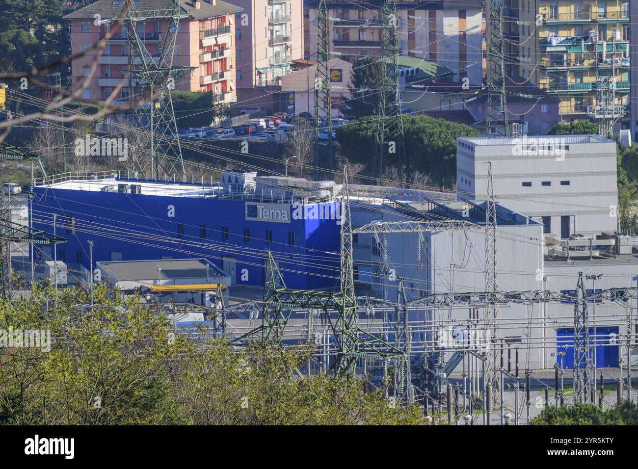 Terna S.p.A., Electricity, genova, italien Stockfoto