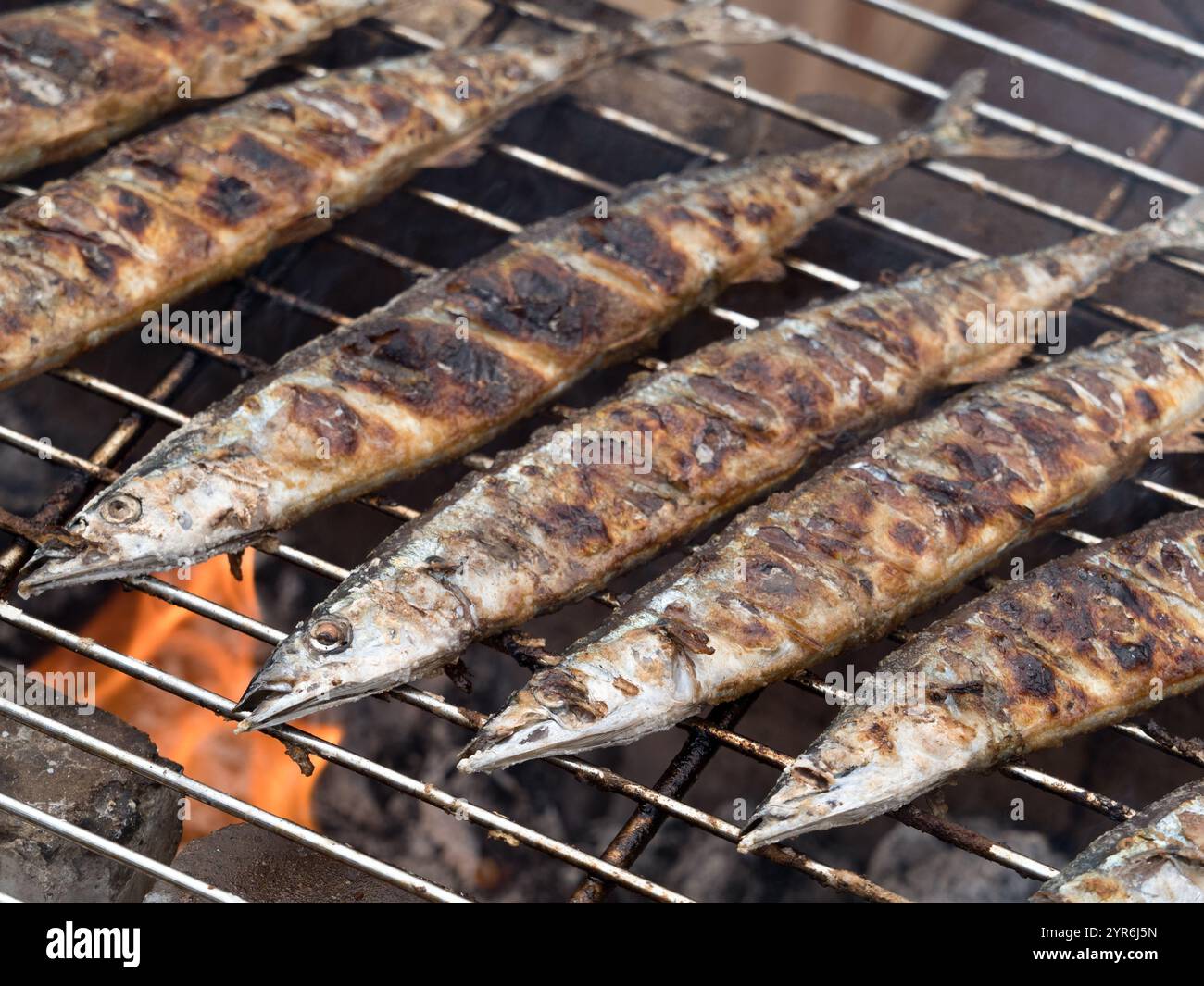 Gegrillte Soße Stockfoto