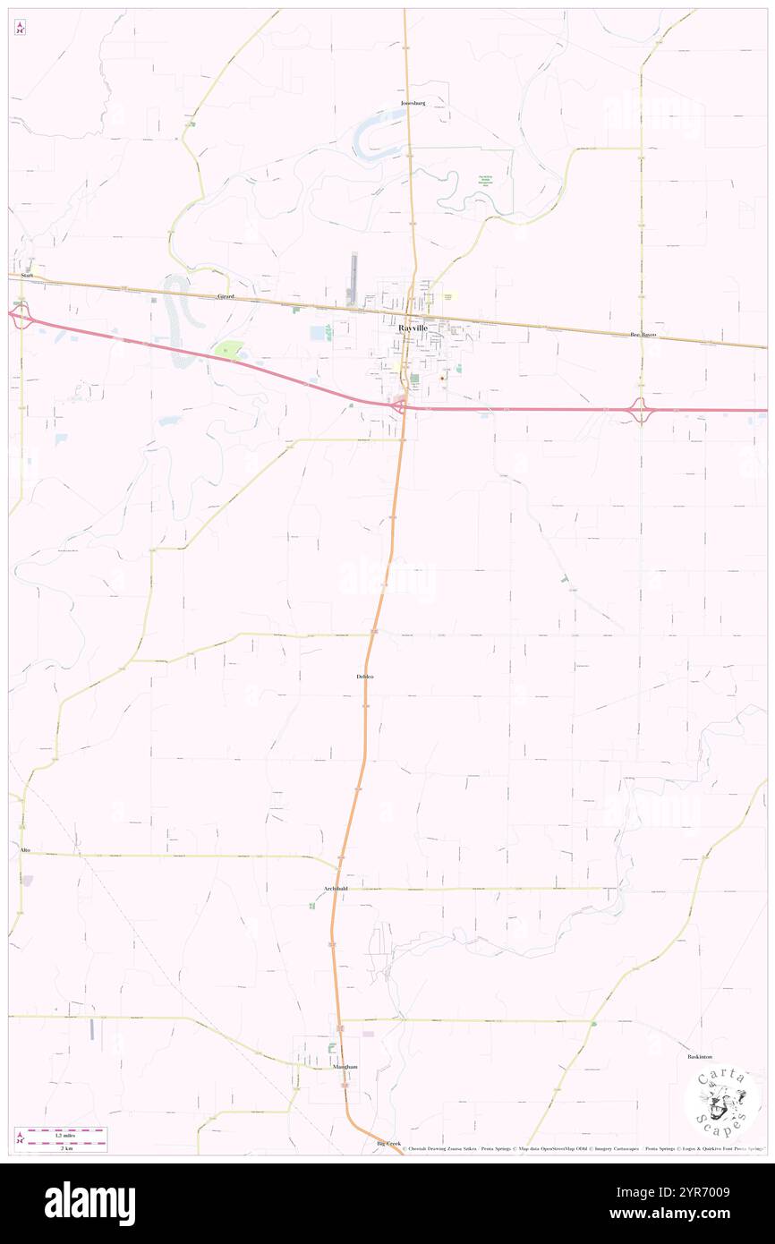 Richland Parish, Richland Parish, USA, Louisiana, n 32 25' 4''', S 91 45' 48'', Karte, Karte, Kartenausgabe 2024. Erkunden Sie Cartascapes, eine Karte, die die vielfältigen Landschaften, Kulturen und Ökosysteme der Erde enthüllt. Reisen Sie durch Zeit und Raum und entdecken Sie die Verflechtungen der Vergangenheit, Gegenwart und Zukunft unseres Planeten. Stockfoto