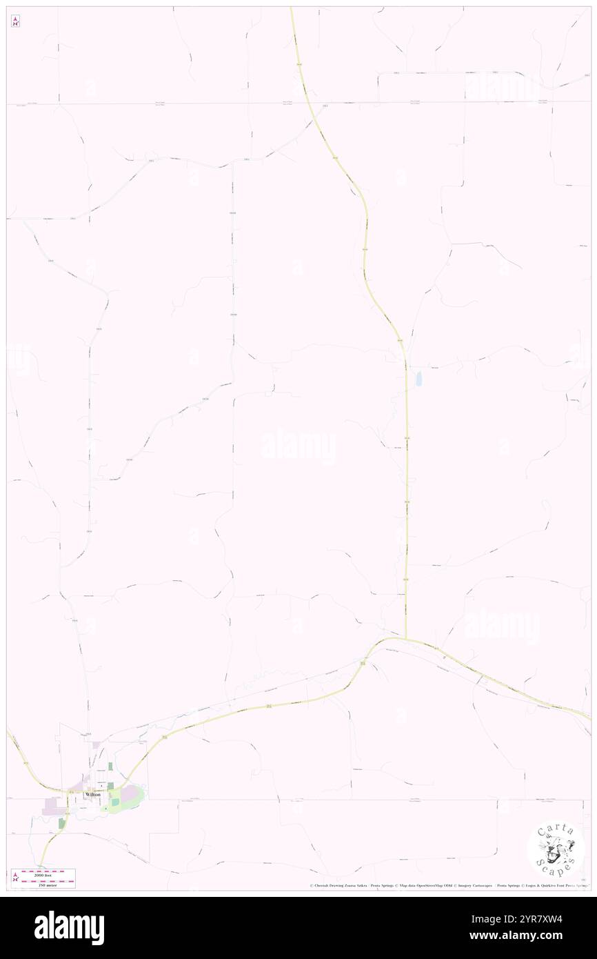 Wilton, Monroe County, USA, USA, Wisconsin, n 43 51' 23'', S 90 29' 32'', Karte, Cartascapes Map, veröffentlicht 2024. Erkunden Sie Cartascapes, eine Karte, die die vielfältigen Landschaften, Kulturen und Ökosysteme der Erde enthüllt. Reisen Sie durch Zeit und Raum und entdecken Sie die Verflechtungen der Vergangenheit, Gegenwart und Zukunft unseres Planeten. Stockfoto