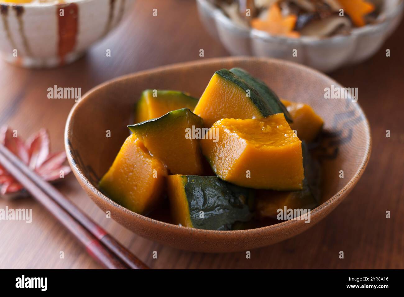 Geschmorte Kürbis Stockfoto