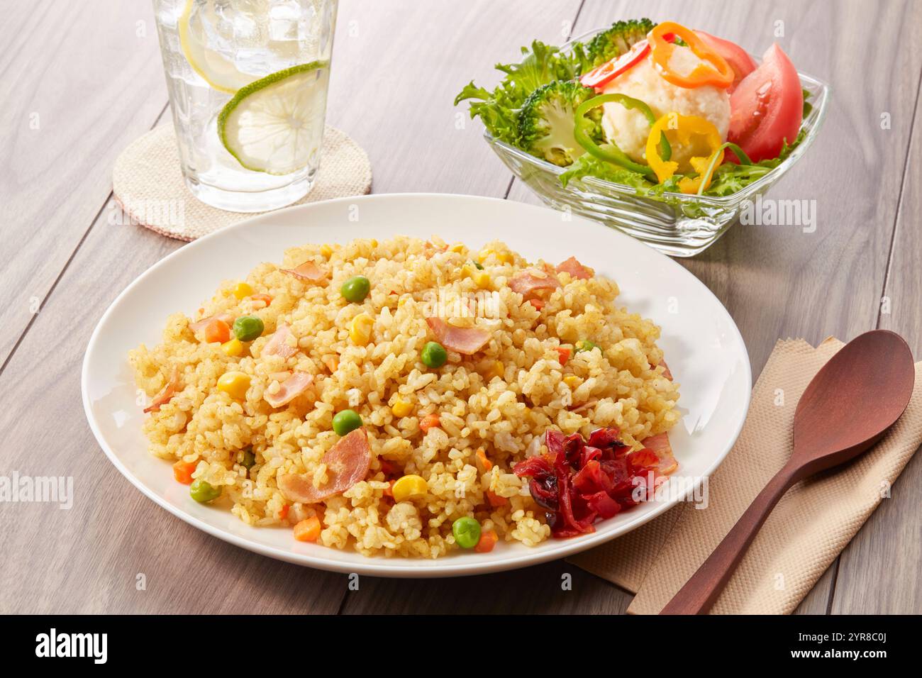Curry Curry Pilaf Stockfoto