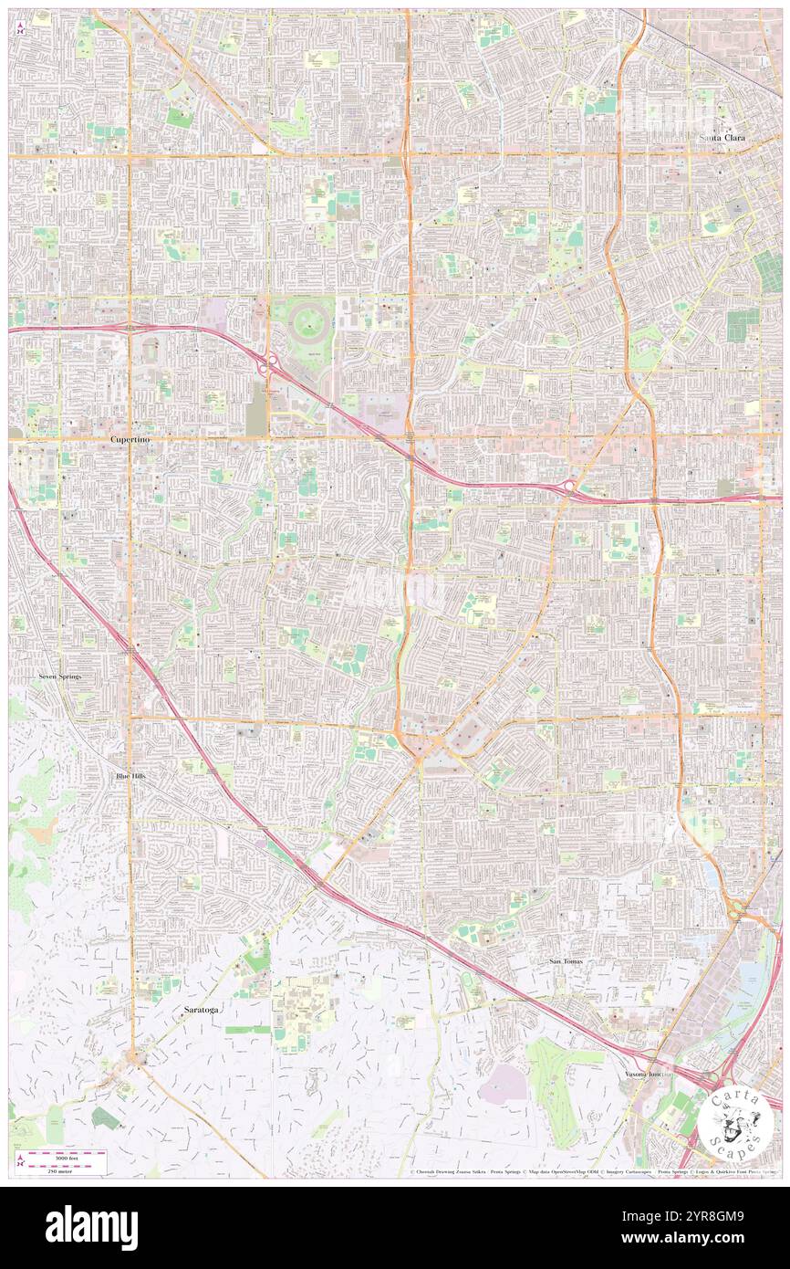 Quito, Santa Clara County, USA, USA, Kalifornien, n 37 18' 24'', S 121 59' 51'', Karte, Cartascapes Map, veröffentlicht 2024. Erkunden Sie Cartascapes, eine Karte, die die vielfältigen Landschaften, Kulturen und Ökosysteme der Erde enthüllt. Reisen Sie durch Zeit und Raum und entdecken Sie die Verflechtungen der Vergangenheit, Gegenwart und Zukunft unseres Planeten. Stockfoto