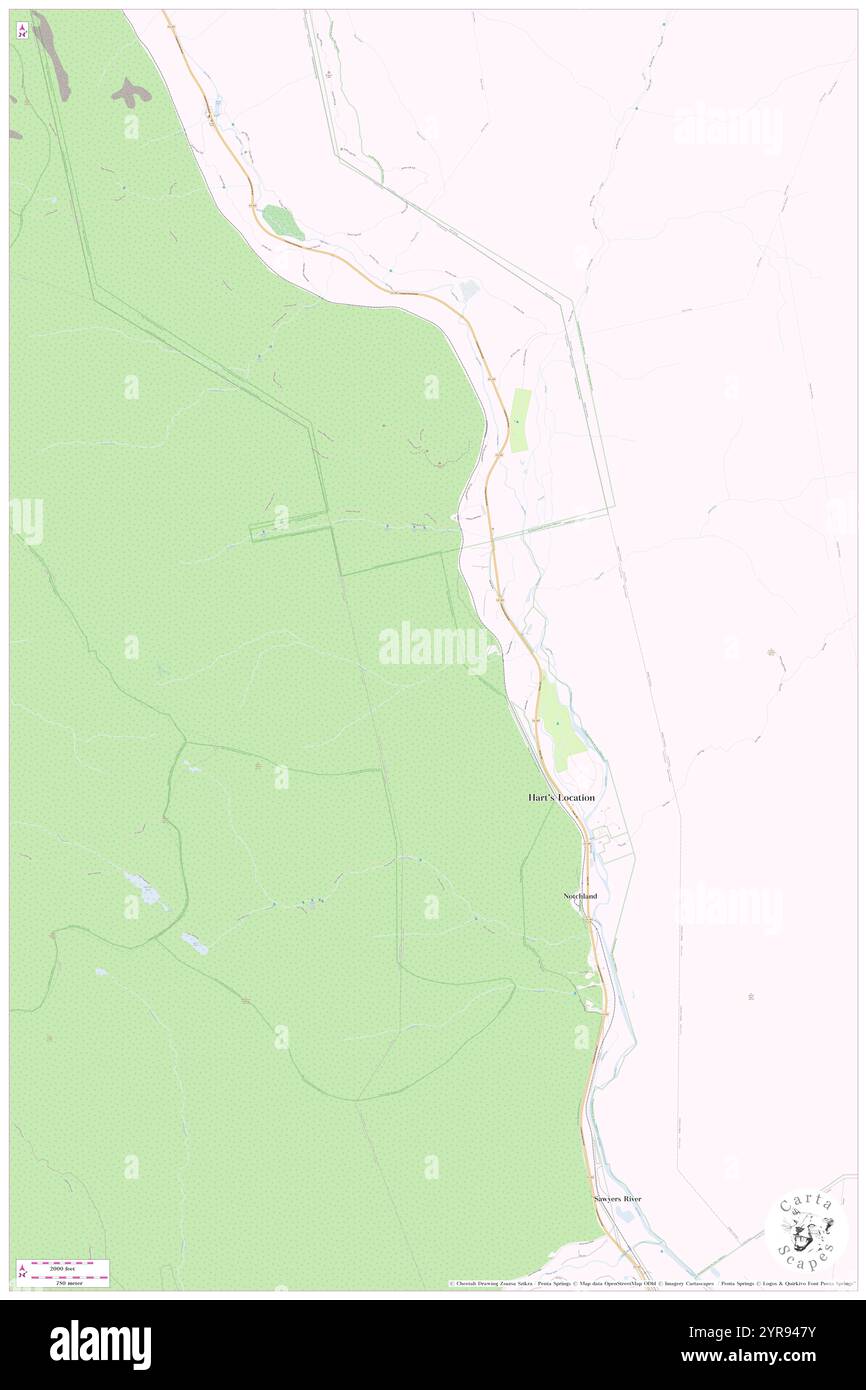 Town of Hart's Location, Carroll County, USA, USA, New Hampshire, n 44 8' 11'', S 71 22' 21'', Karte, Cartascapes Map, veröffentlicht 2024. Erkunden Sie Cartascapes, eine Karte, die die vielfältigen Landschaften, Kulturen und Ökosysteme der Erde enthüllt. Reisen Sie durch Zeit und Raum und entdecken Sie die Verflechtungen der Vergangenheit, Gegenwart und Zukunft unseres Planeten. Stockfoto