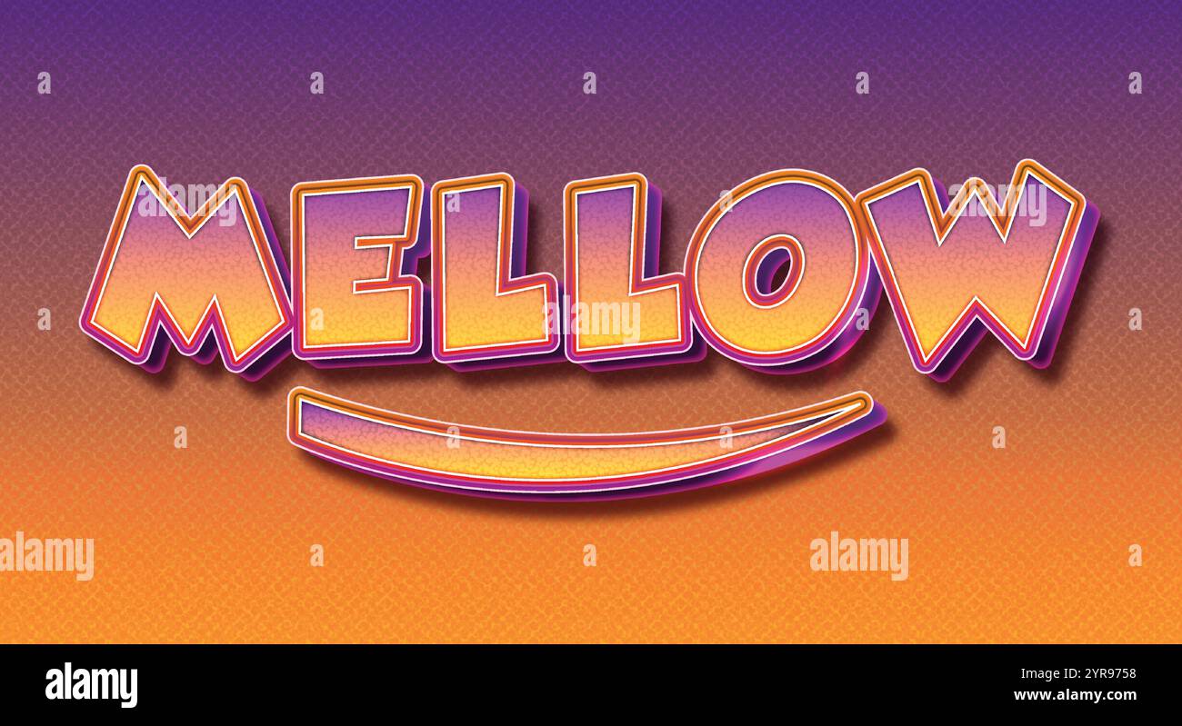 3D-Texteffekt für bearbeitbaren Vektorstil Stock Vektor