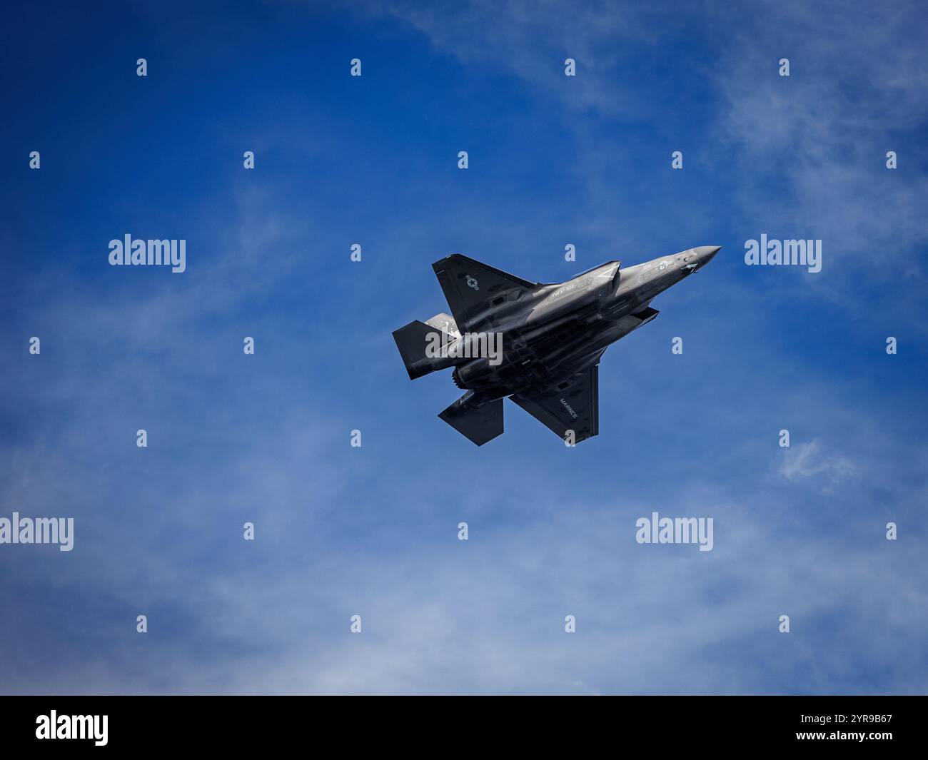 F35 wird während des Seafair-Wochenendes in Seattle 2024 gezeigt Stockfoto
