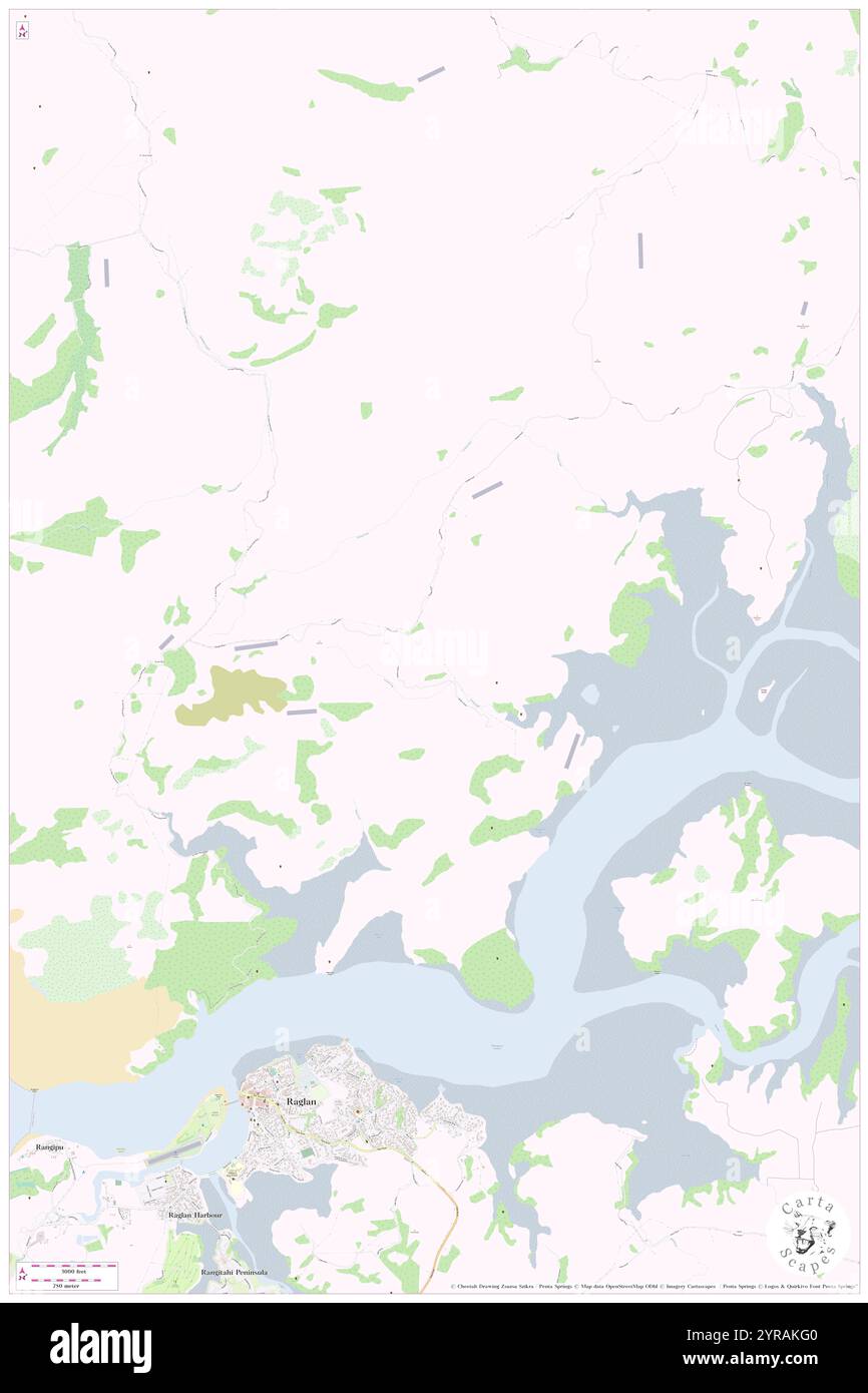 TE Tarata Creek, NZ, Neuseeland, Auckland, s 37 45' 29'', N 174 53' 24'', MAP, Cartascapes Map, veröffentlicht 2024. Erkunden Sie Cartascapes, eine Karte, die die vielfältigen Landschaften, Kulturen und Ökosysteme der Erde enthüllt. Reisen Sie durch Zeit und Raum und entdecken Sie die Verflechtungen der Vergangenheit, Gegenwart und Zukunft unseres Planeten. Stockfoto