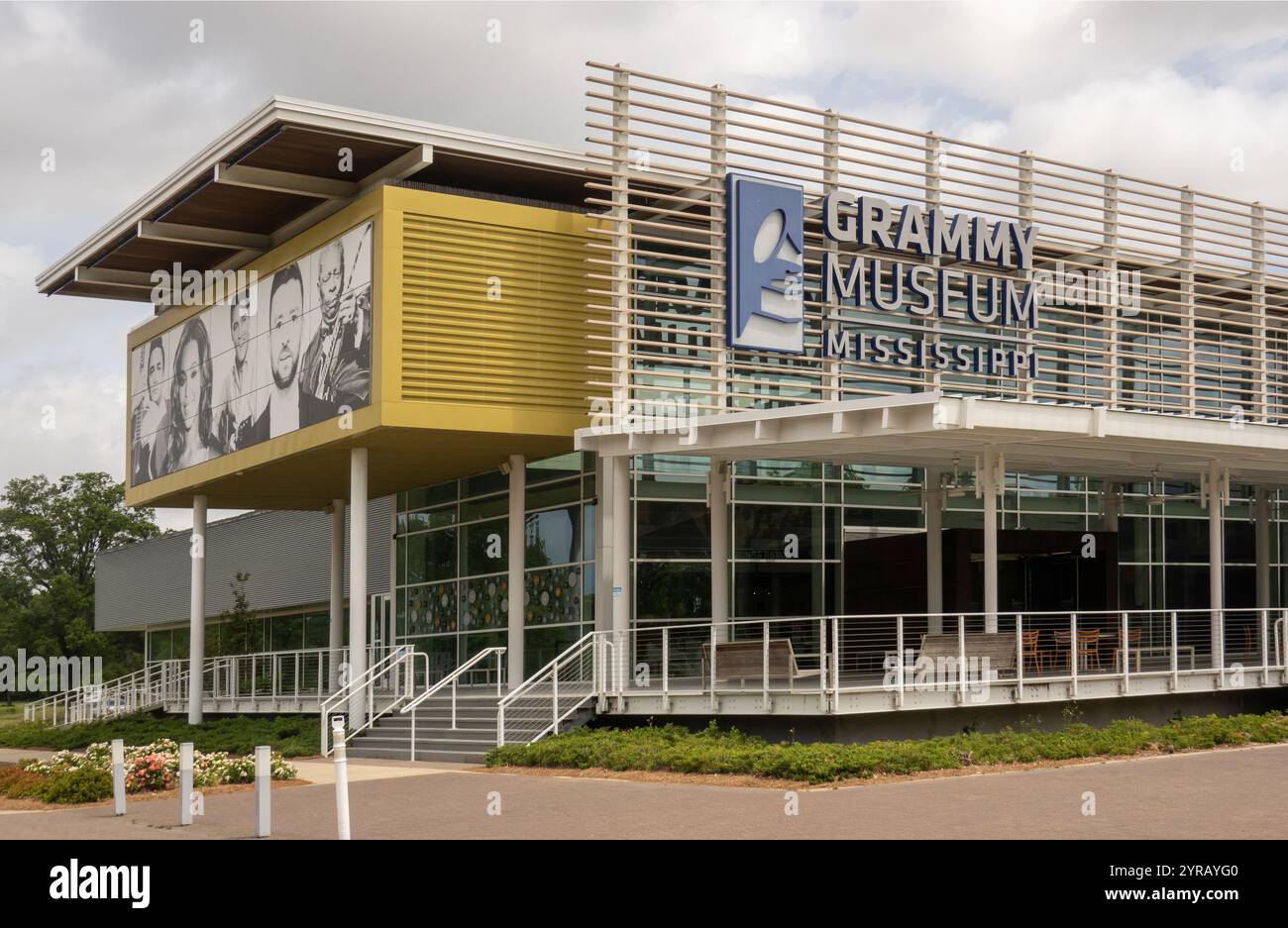 Grammy Museum Gebäude in Cleveland Mississippi Stockfoto