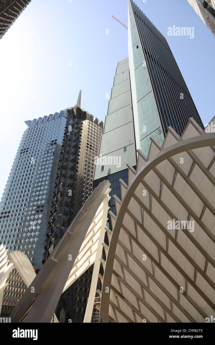 King Abdullah Financial District, Riad, Saudi-Arabien Stockfoto