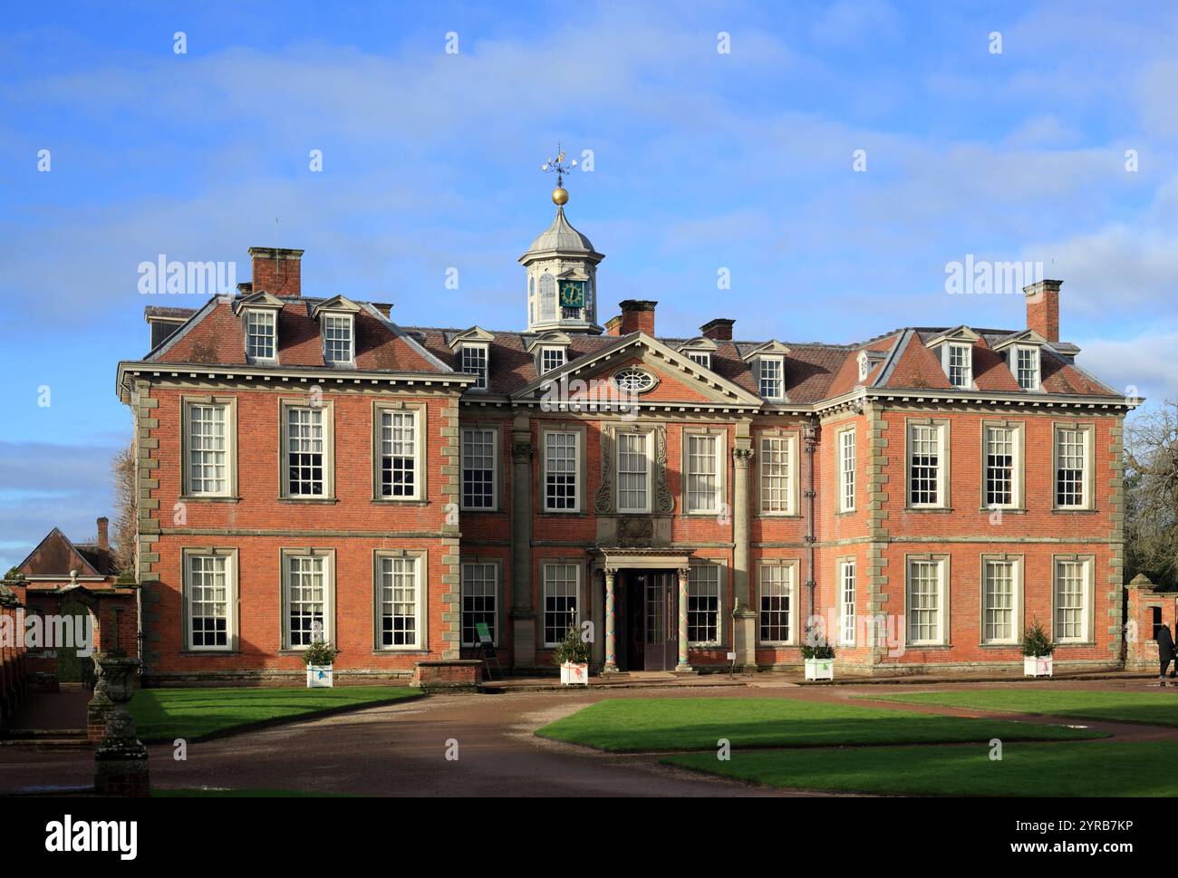 Hanbury Hall, Hanbury, Droitwich Spa, Worcestershire, Großbritannien. Stockfoto