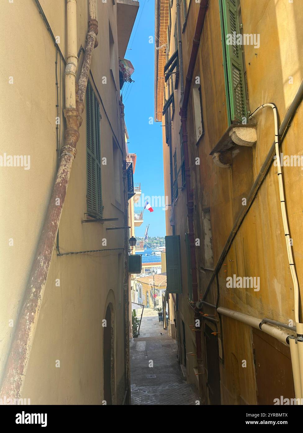 Bilder von wunderschönen versteckten Aussichten in ganz Europa. - Smartphone-aufgenommenes Stockfoto
