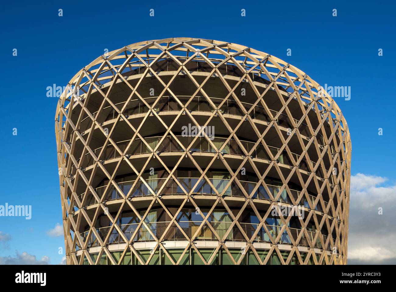 Veranstaltungsort/Veranstaltungsgebäude mit Kasino, Hotel und Restaurant im Badeort Middelkerke an der Nordseeküste, Westflandern, Belgien Stockfoto