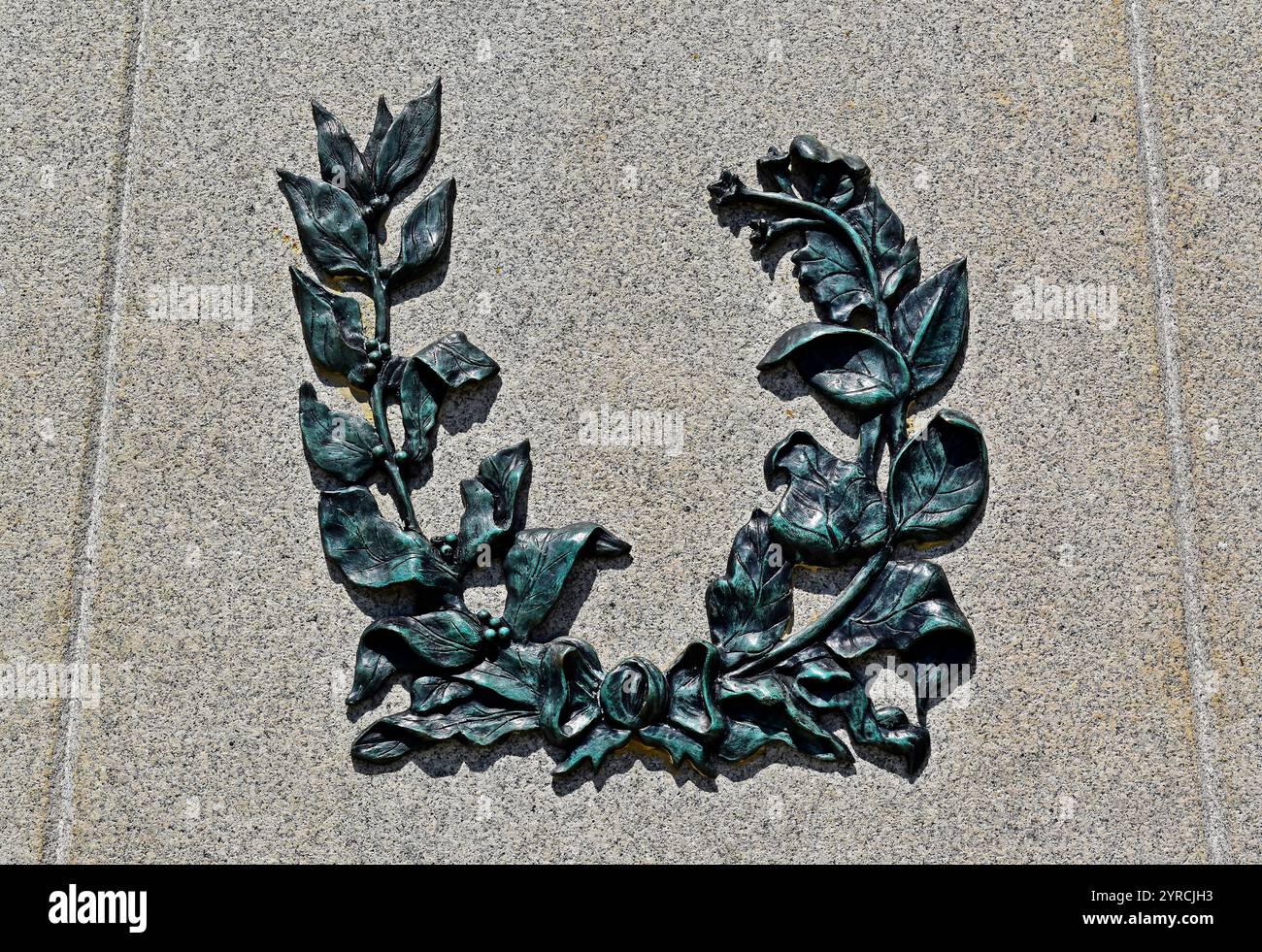 Kaffee- und Tabakzweige, nationale Symbole der brasilianischen Wirtschaft im 19. Jahrhundert Stockfoto