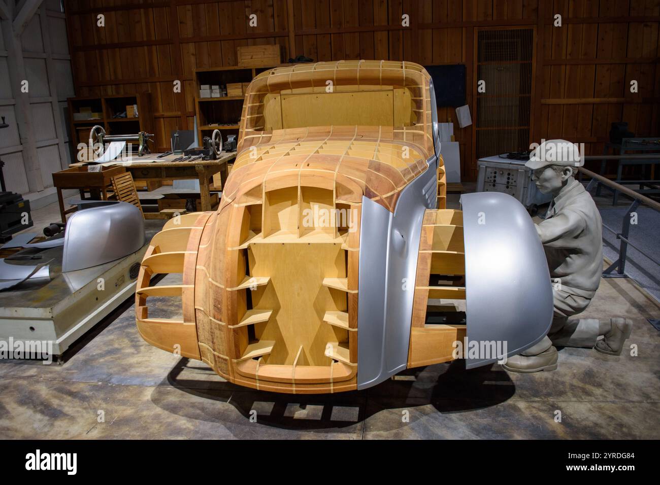 Am 10. Februar 2018 stellte das Toyota Memorial Museum of Industry and Technology in Nagoya, Japan, aus Stockfoto