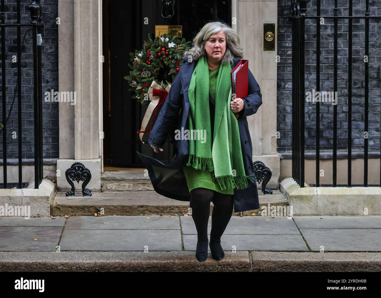 London, Großbritannien. Dezember 2024. Heidi Alexander, Verkehrssekretärin, Abgeordneter für Swindon South. Die Minister nehmen an der Kabinettssitzung der Regierung in Downing Street, London, UK, Teil. Credit: Imageplotter/Alamy Live News Stockfoto