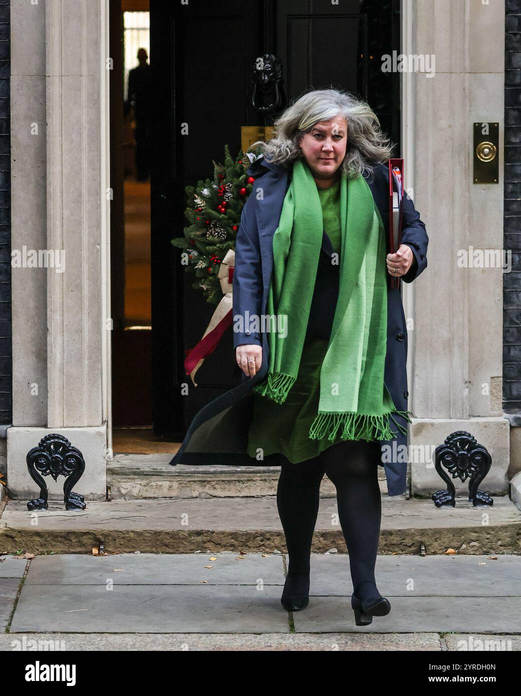 London, Großbritannien. Dezember 2024. Heidi Alexander, Verkehrssekretärin, Abgeordneter für Swindon South. Die Minister nehmen an der Kabinettssitzung der Regierung in Downing Street, London, UK, Teil. Credit: Imageplotter/Alamy Live News Stockfoto