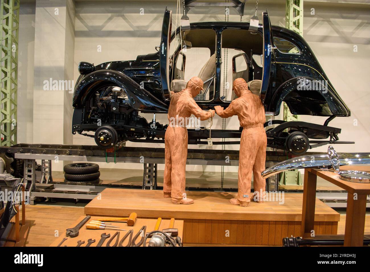 Am 10. Februar 2018 stellte das Toyota Memorial Museum of Industry and Technology in Nagoya, Japan, aus Stockfoto