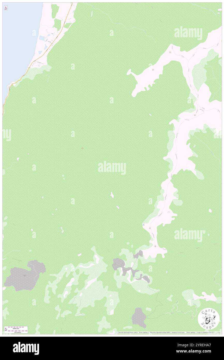 Ten Mile Creek/Waianiwaniwa, Neuseeland, Westküste, s 42 18' 29'', N 171 20' 24'', Karte, Cartascapes Map, veröffentlicht 2024. Erkunden Sie Cartascapes, eine Karte, die die vielfältigen Landschaften, Kulturen und Ökosysteme der Erde enthüllt. Reisen Sie durch Zeit und Raum und entdecken Sie die Verflechtungen der Vergangenheit, Gegenwart und Zukunft unseres Planeten. Stockfoto