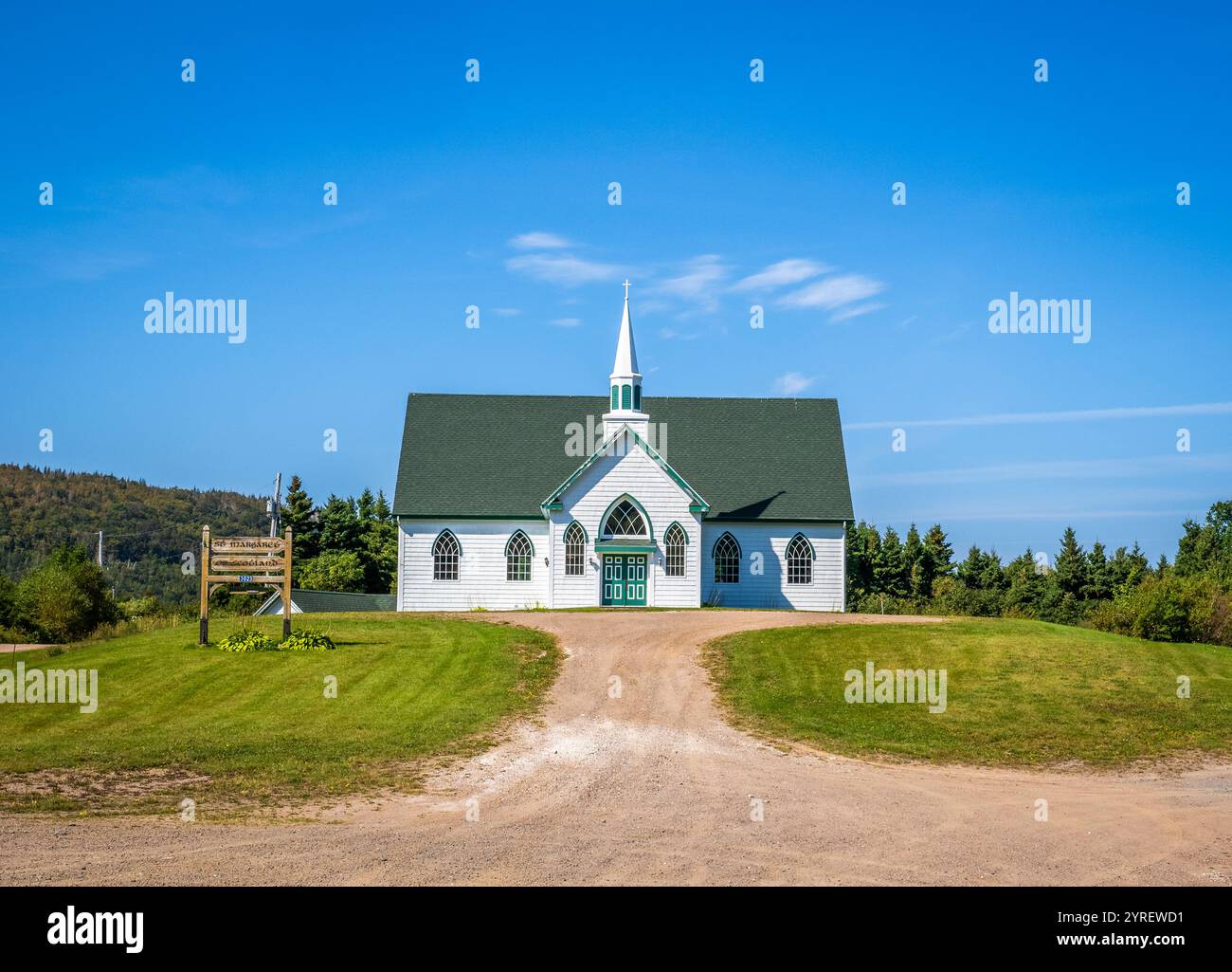 St. Margaret von Schottland in der Bay St. Lawrence, an der nördlichsten Spitze der Cape Breton Island Nova Scotia Canada Stockfoto