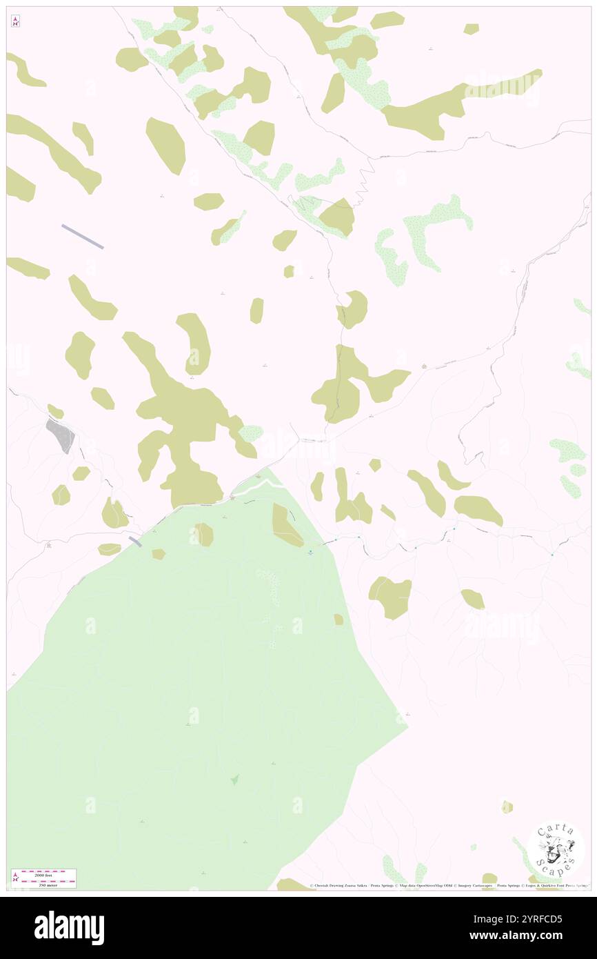 Daisys Creek, Neuseeland, Otago, s 44 57' 30'', N 169 28' 48'', Karte, Cartascapes Map, veröffentlicht 2024. Erkunden Sie Cartascapes, eine Karte, die die vielfältigen Landschaften, Kulturen und Ökosysteme der Erde enthüllt. Reisen Sie durch Zeit und Raum und entdecken Sie die Verflechtungen der Vergangenheit, Gegenwart und Zukunft unseres Planeten. Stockfoto