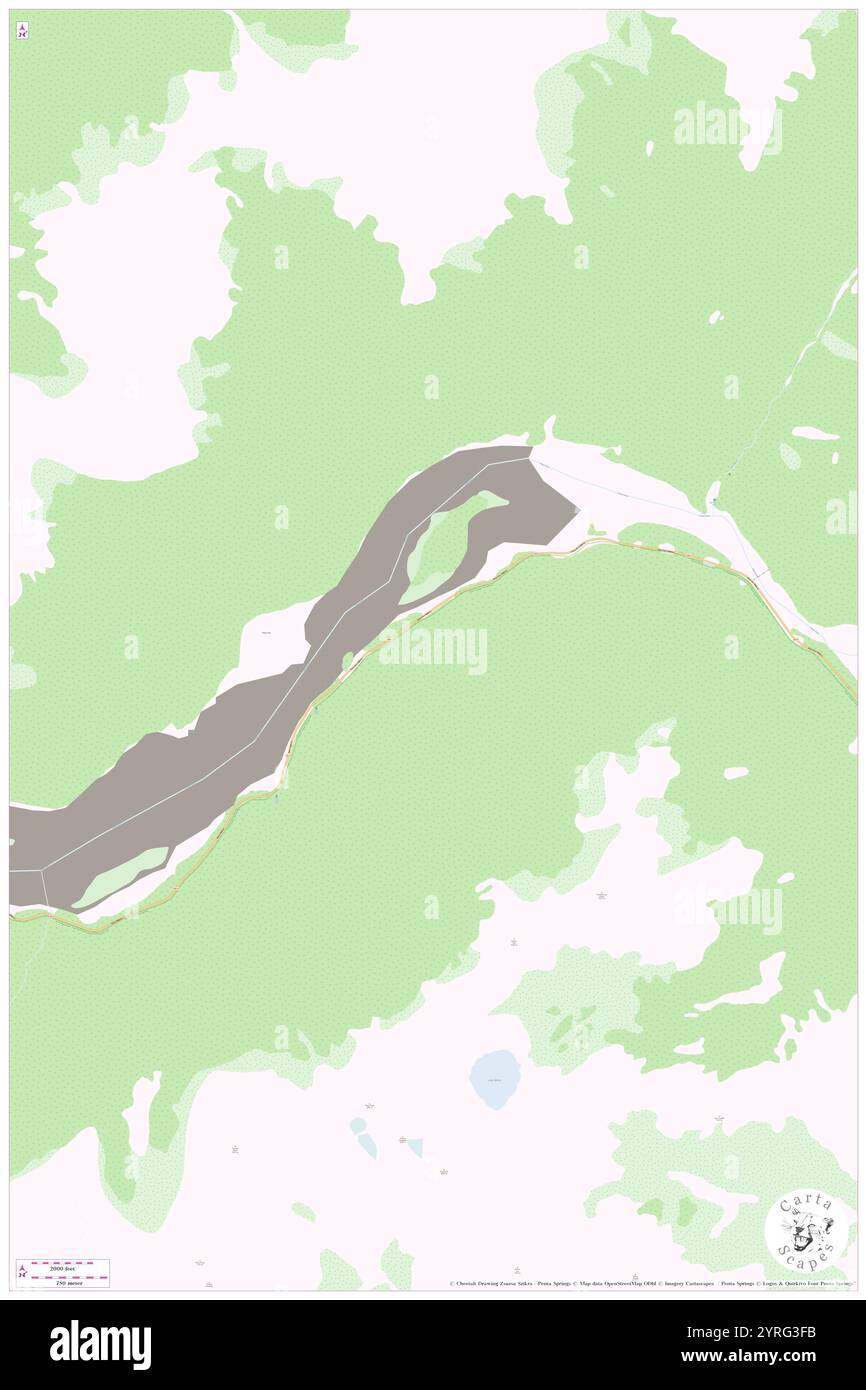 Mossy Creek, Neuseeland, Westküste, s 43 56' 53'', N 169 15' 36'', Karte, Cartascapes Map, veröffentlicht 2024. Erkunden Sie Cartascapes, eine Karte, die die vielfältigen Landschaften, Kulturen und Ökosysteme der Erde enthüllt. Reisen Sie durch Zeit und Raum und entdecken Sie die Verflechtungen der Vergangenheit, Gegenwart und Zukunft unseres Planeten. Stockfoto