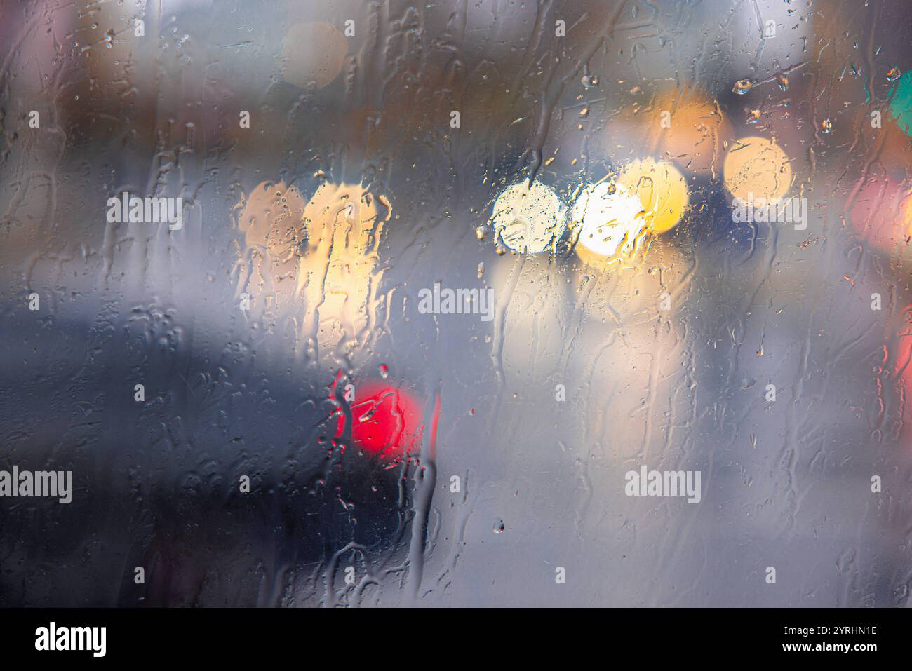 Ein Blick aus dem Fenster Berlin, 28. November 2024: Unangemehmes Wetter in der Stadt. Fotografiert aus dem Bus durch das regennasse Fenster während der Fahrt in die Innenstadt. *** Ein Blick aus dem Fenster Berlin, 28. November 2024 unangenehmes Wetter in der Stadt fotografiert vom Bus durch das regengetränkte Fenster während der Fahrt in die Innenstadt Stockfoto