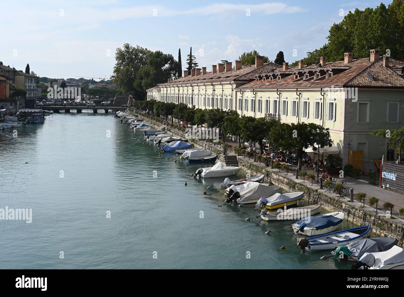 Hafen Peschiera del Garda Stockfoto