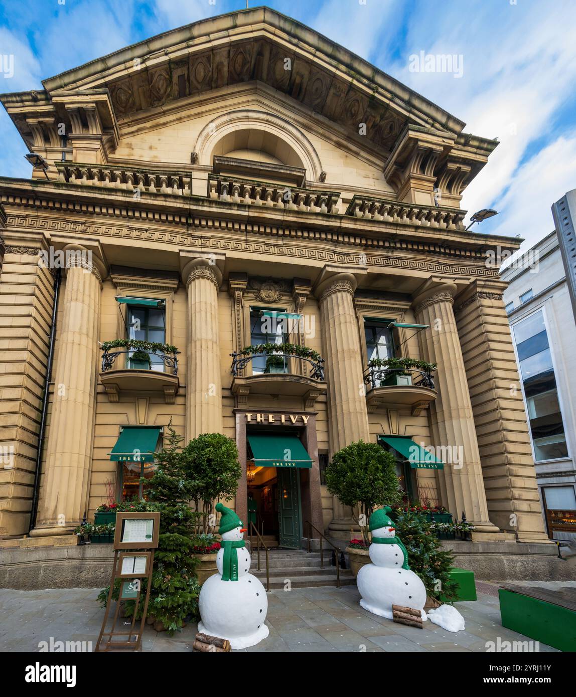 Das Liverpool Ivy Restaurant, ehemals die Bank of England in der Castle Street. Stockfoto