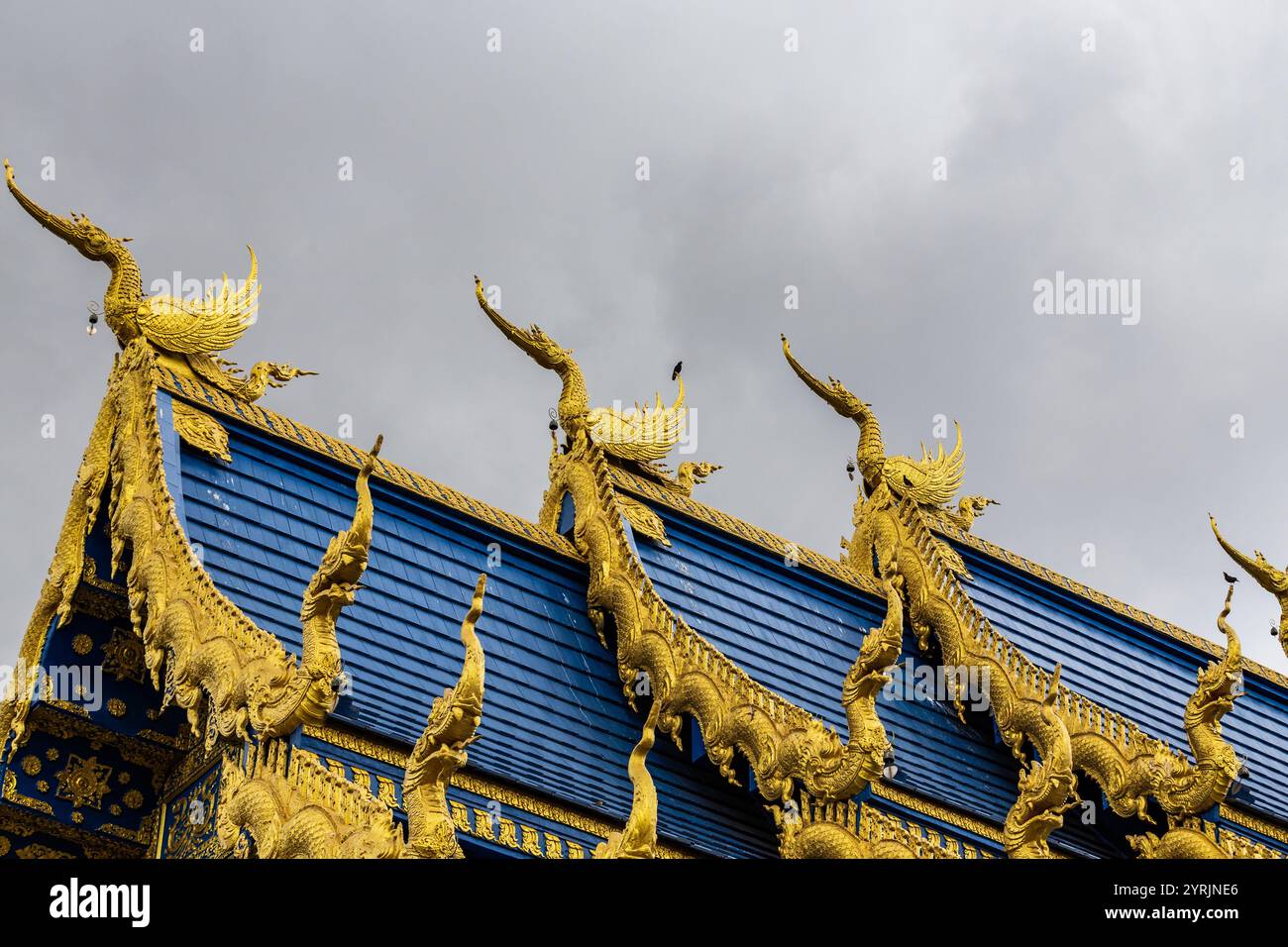 WatRongSueaTen, Chiang Rai, Thailand, 17. Juni 2019. Stockfoto
