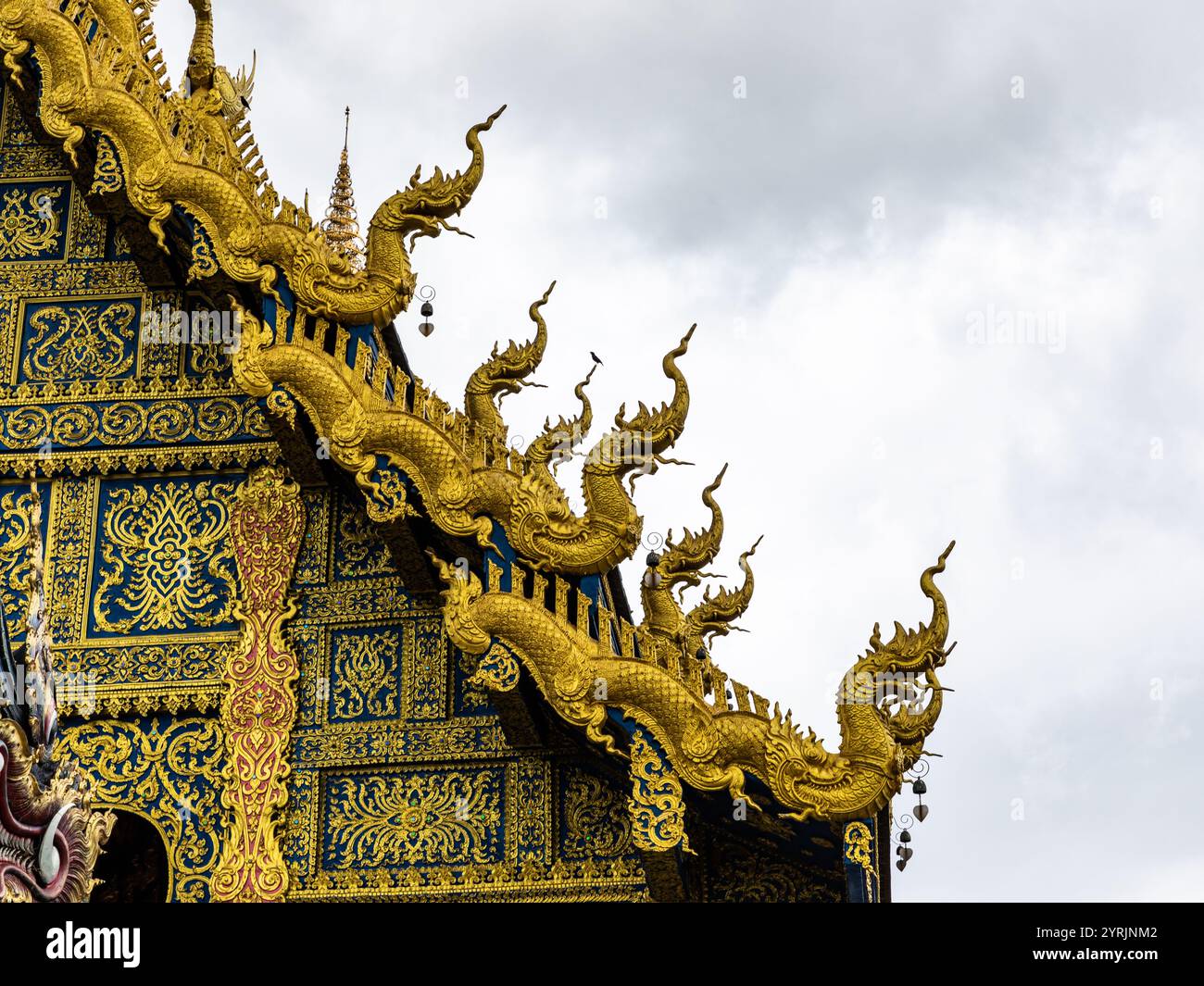 WatRongSueaTen, Chiang Rai, Thailand, 17. Juni 2019. Stockfoto