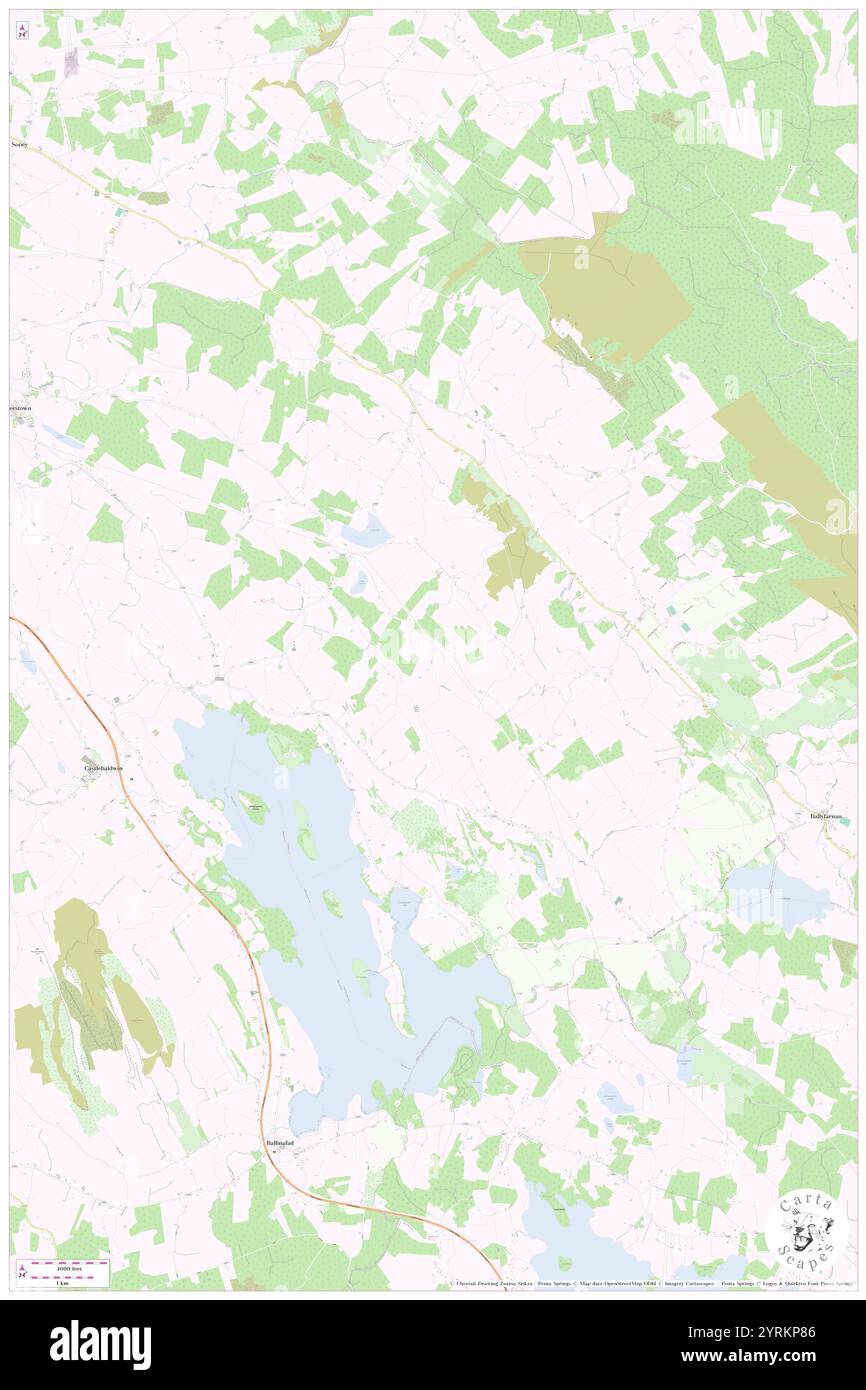 Bullaun, County Galway, IE, Irland, Connacht, n 53 24' 35''', S 8 51' 2'', Karte, Cartascapes Map, veröffentlicht 2024. Erkunden Sie Cartascapes, eine Karte, die die vielfältigen Landschaften, Kulturen und Ökosysteme der Erde enthüllt. Reisen Sie durch Zeit und Raum und entdecken Sie die Verflechtungen der Vergangenheit, Gegenwart und Zukunft unseres Planeten. Stockfoto